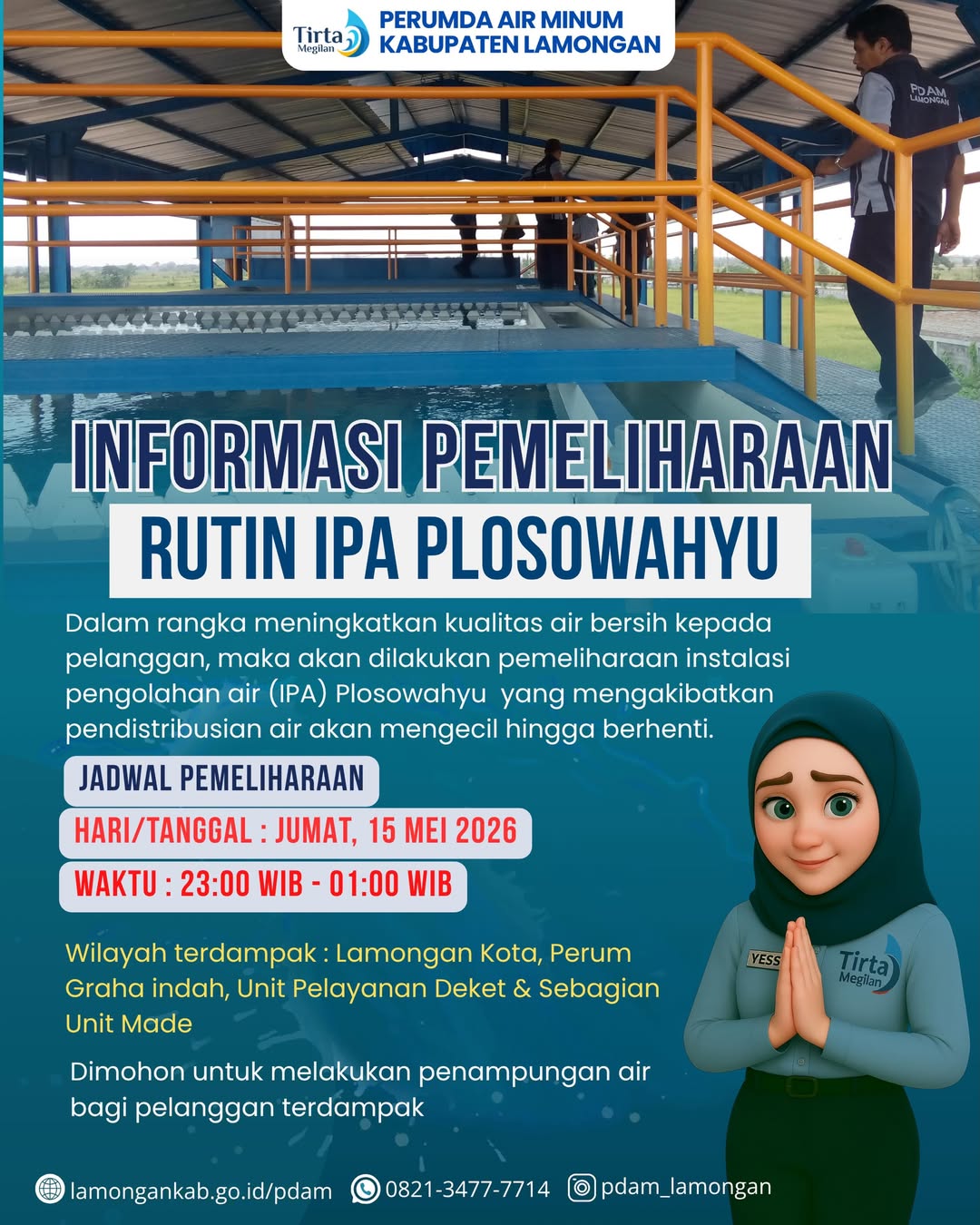 Foto: "HALLO SOBAT SETIA PERUMDA AIR MINUM KABUPATEN LAMONGAN,