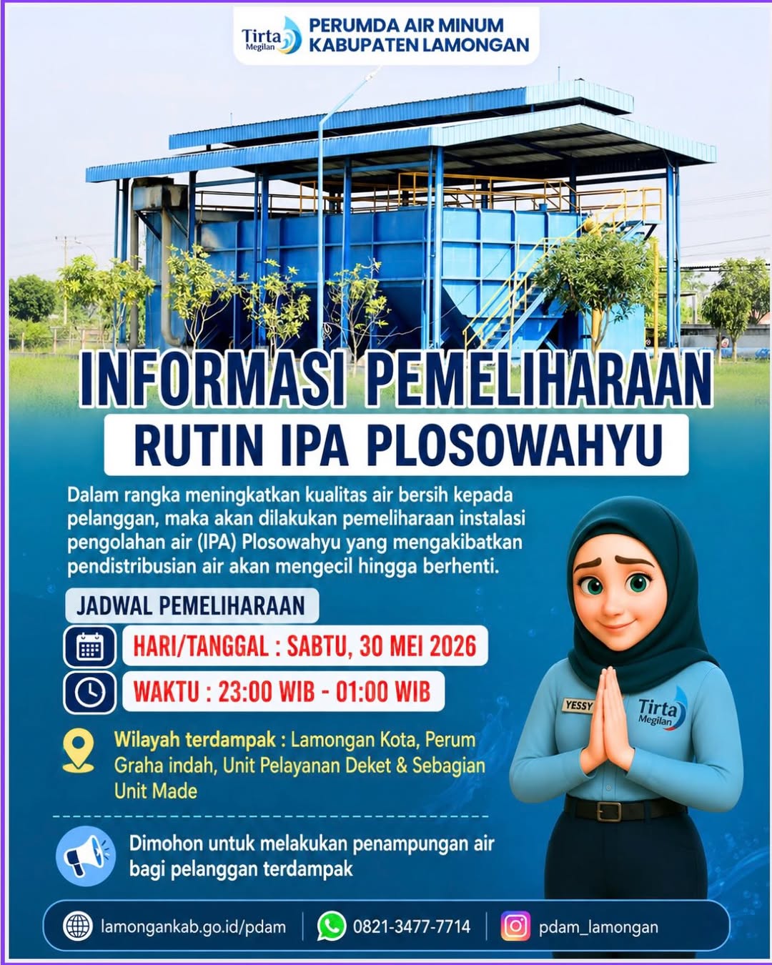 Foto: HALLO SOBAT SETIA PERUMDA AIR MINUM KABUPATEN LAMONGAN