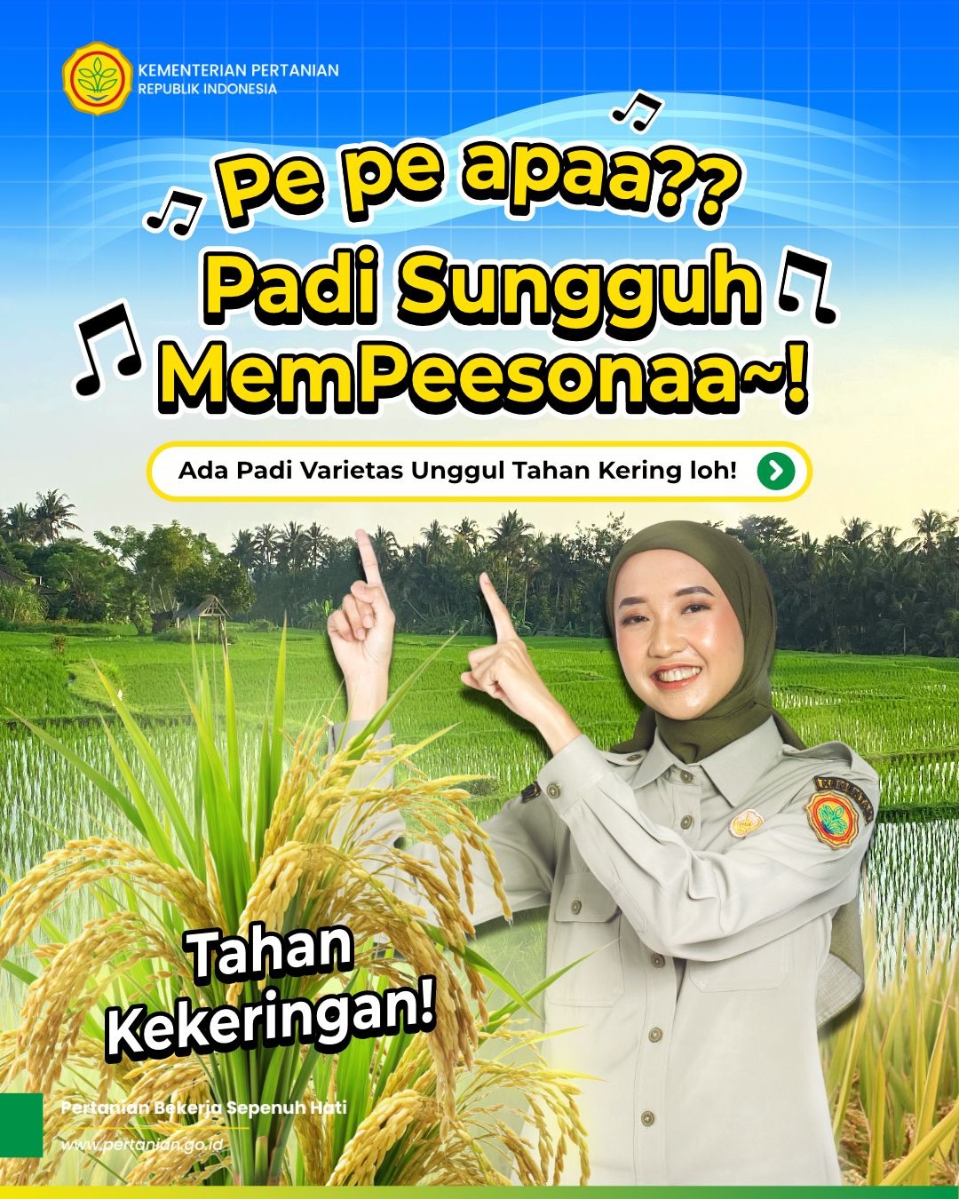 Foto: Musim kering bukan berarti hasil panen harus ikut menurun.
