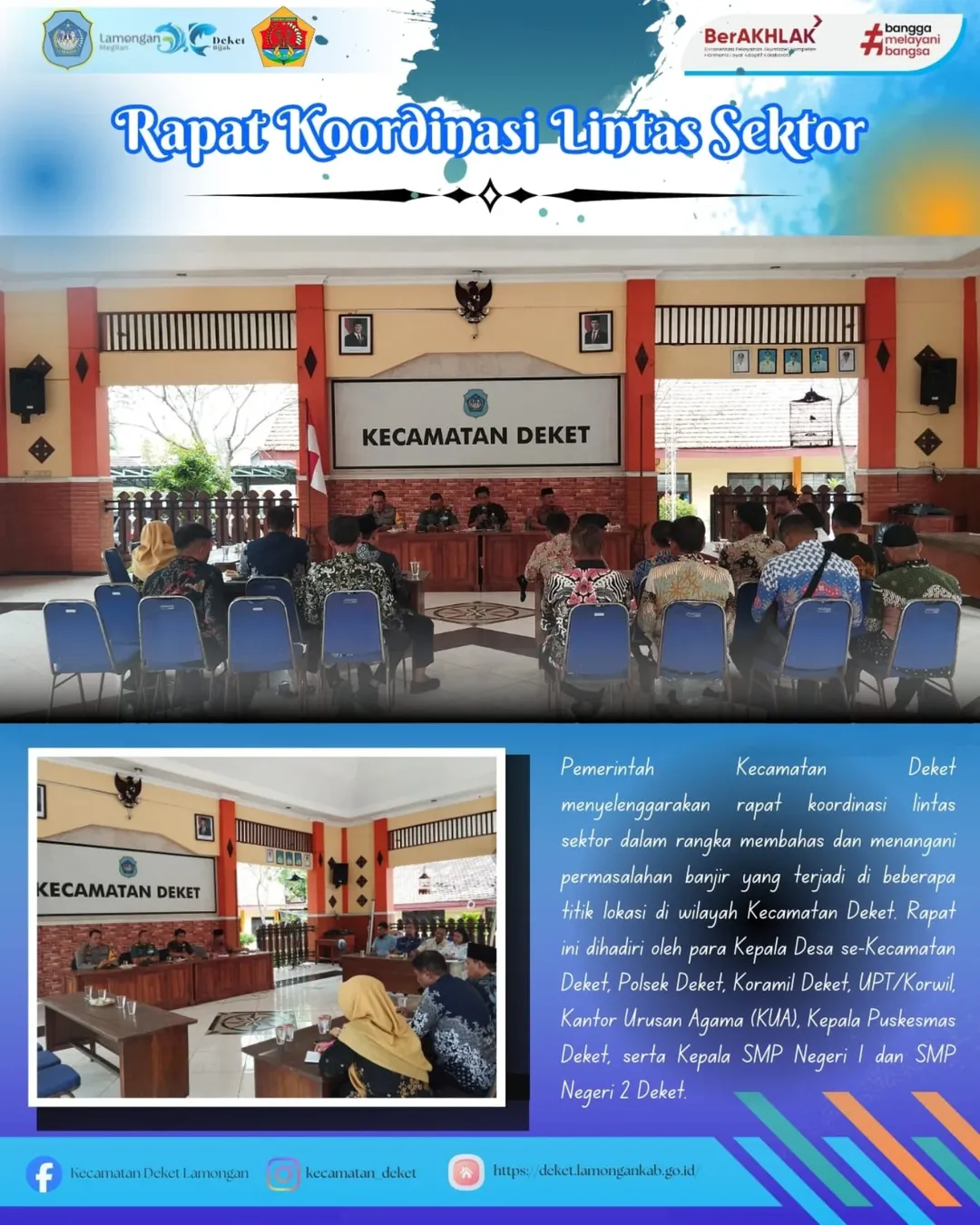 Foto: RAPAT KOORDINATOR LINTAS SEKTOR