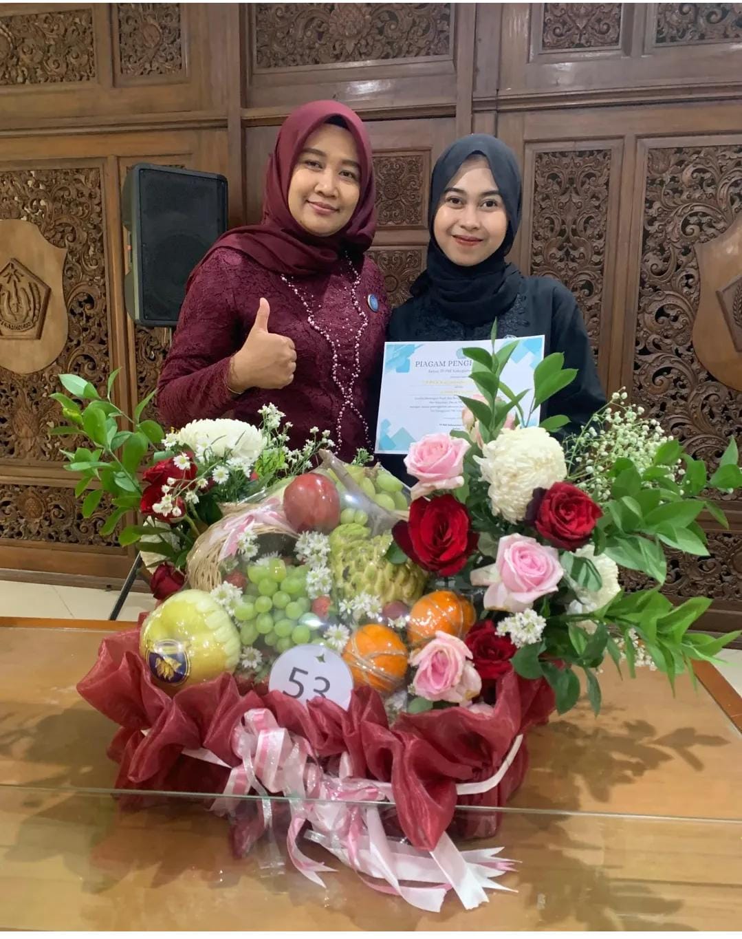 LOMBA MENGHIAS BUNGA DAN BUAH TP PKK KECAMATAN DEKET