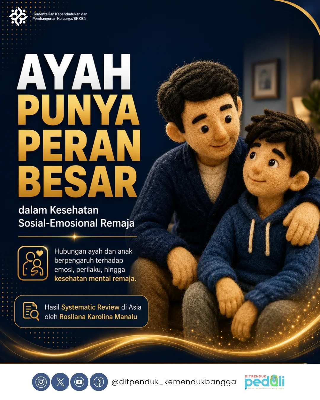 Foto: Ayah bukan hanya pencari nafkah, tetapi juga sumber rasa aman, dukungan emosional, dan teladan bagi anak-anaknya.