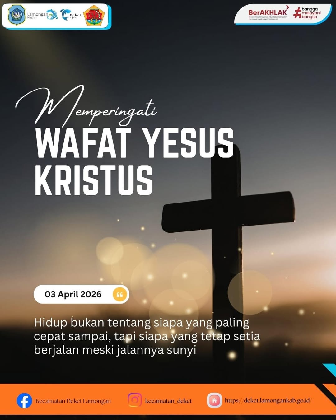 Foto: MEMPERINGATI WAFAT YESUS KRISTUS, 03 APRIL 2026.