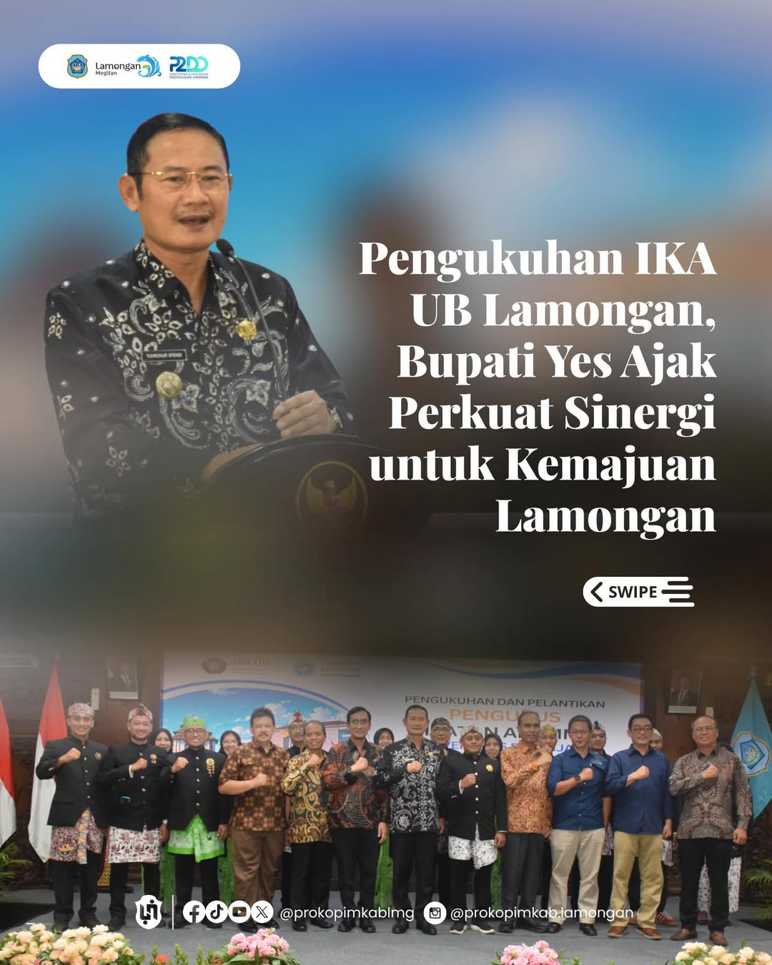 Foto: PENGUKUHAN IKA UB LAMONGAN