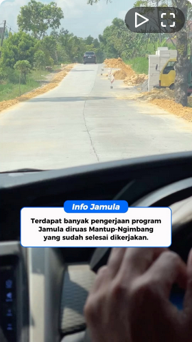 Foto: BUPATI @YUHRONUR_YES MENINJAU LANGSUNG RUAS MANTUP–NGIMBANG YANG KINI MENUNJUKKAN PROGRES SIGNIFIKAN MELALUI PROGRAM JALAN MANTAP DAN MULUS LAMONGAN (JAMULA).
