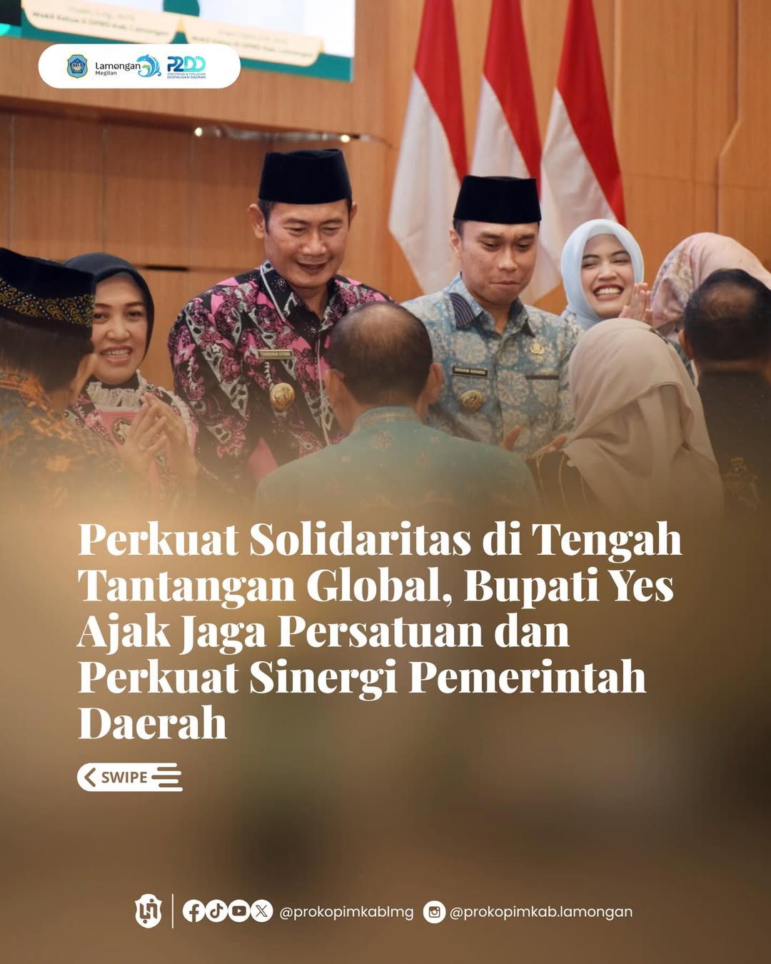 Foto: PERKUAT SOLIDARITAS DI TENGAH TANTANGAN GLOBAL, BUPATI YES AJAK JAGA PERSATUAN DAN PERKUAT SINERGI
