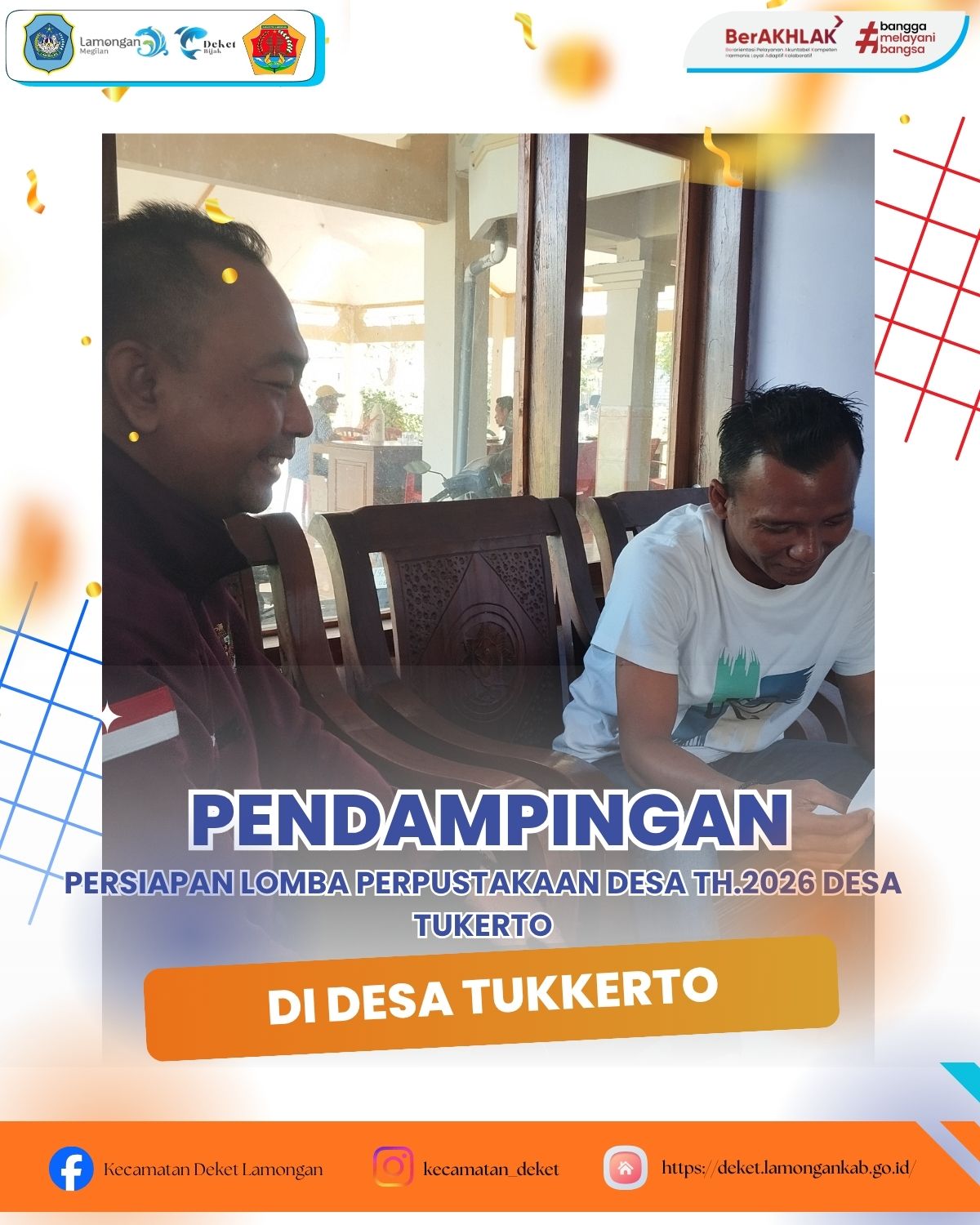 PENDAMPINGAN PERSIAPAN LOMBA PERPUSTAKAAN DESA TAHUN 2026 DESA TUKERTO
