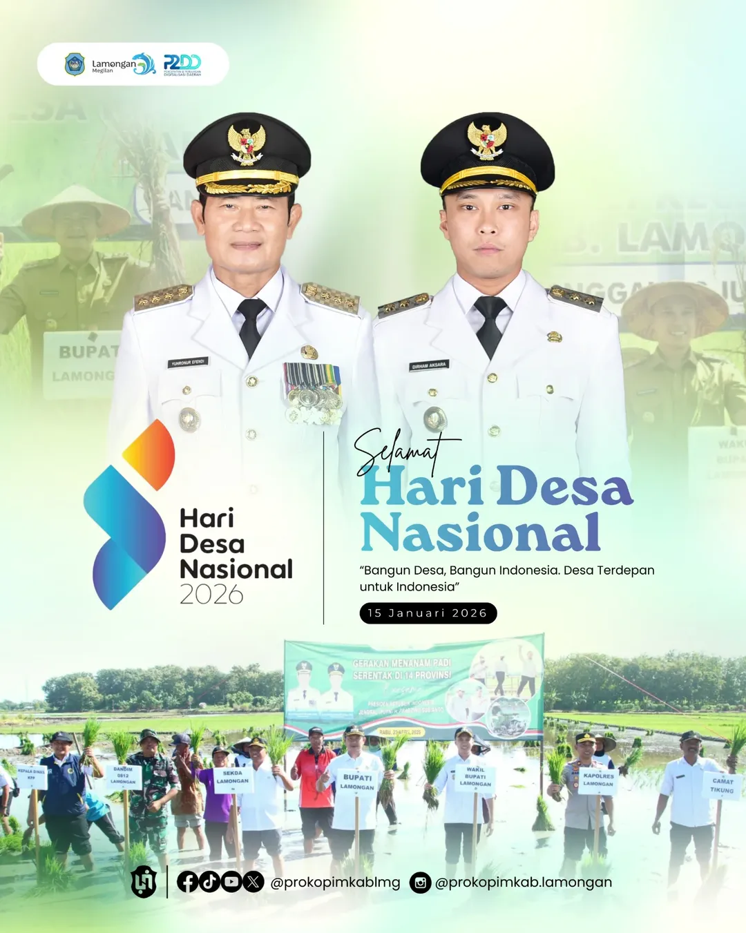 Foto: Indonesia tidak dibangun dari kota, tapi dari desa. Dari sawah yang diolah, dari pelayanan yang hadir, dari keputusan yang berpihak pada warga.