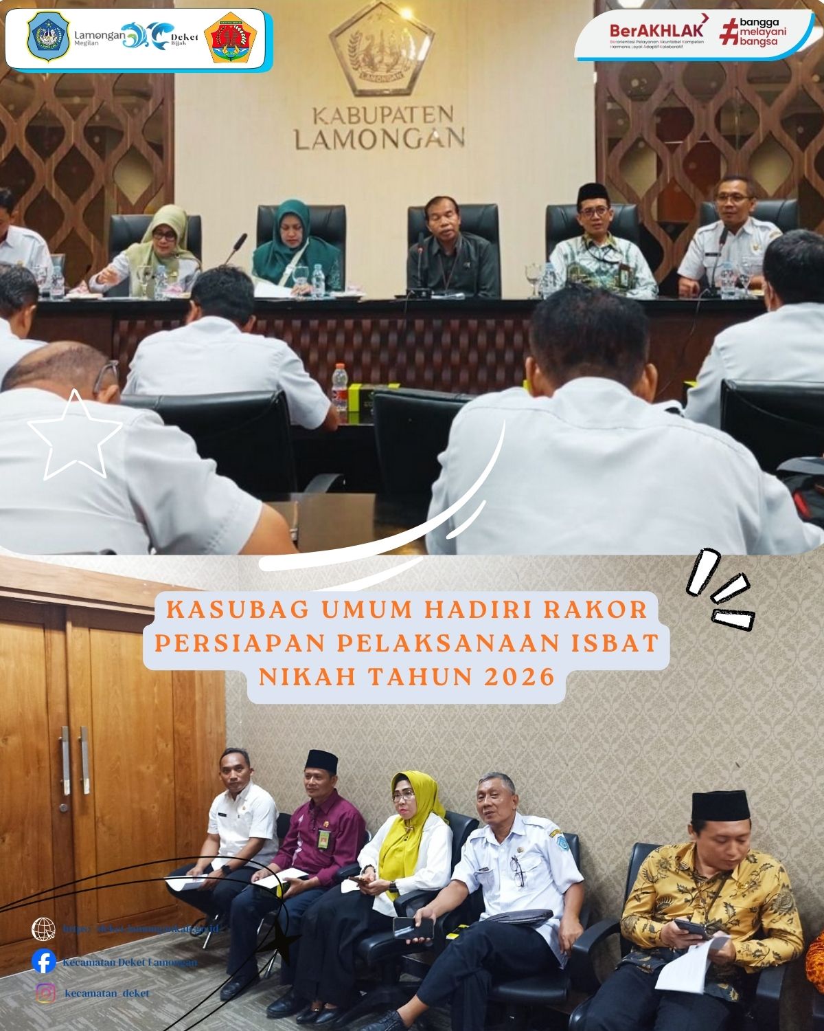 Foto: KASUBAG UMUM HADIRI RAKOR PERSIAPAN PELAKSANAAN ISBAT NIKAH TAHUN 2026