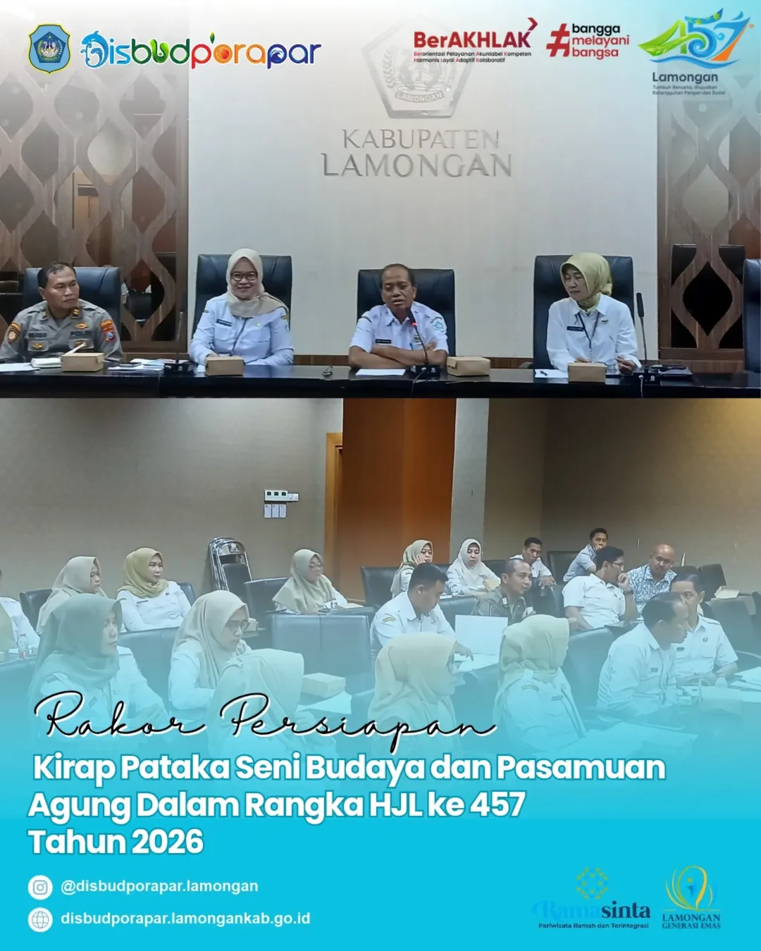 Foto: Persiapan Menuju Hari Jadi Lamongan (HJL) ke-457! 🥳✨