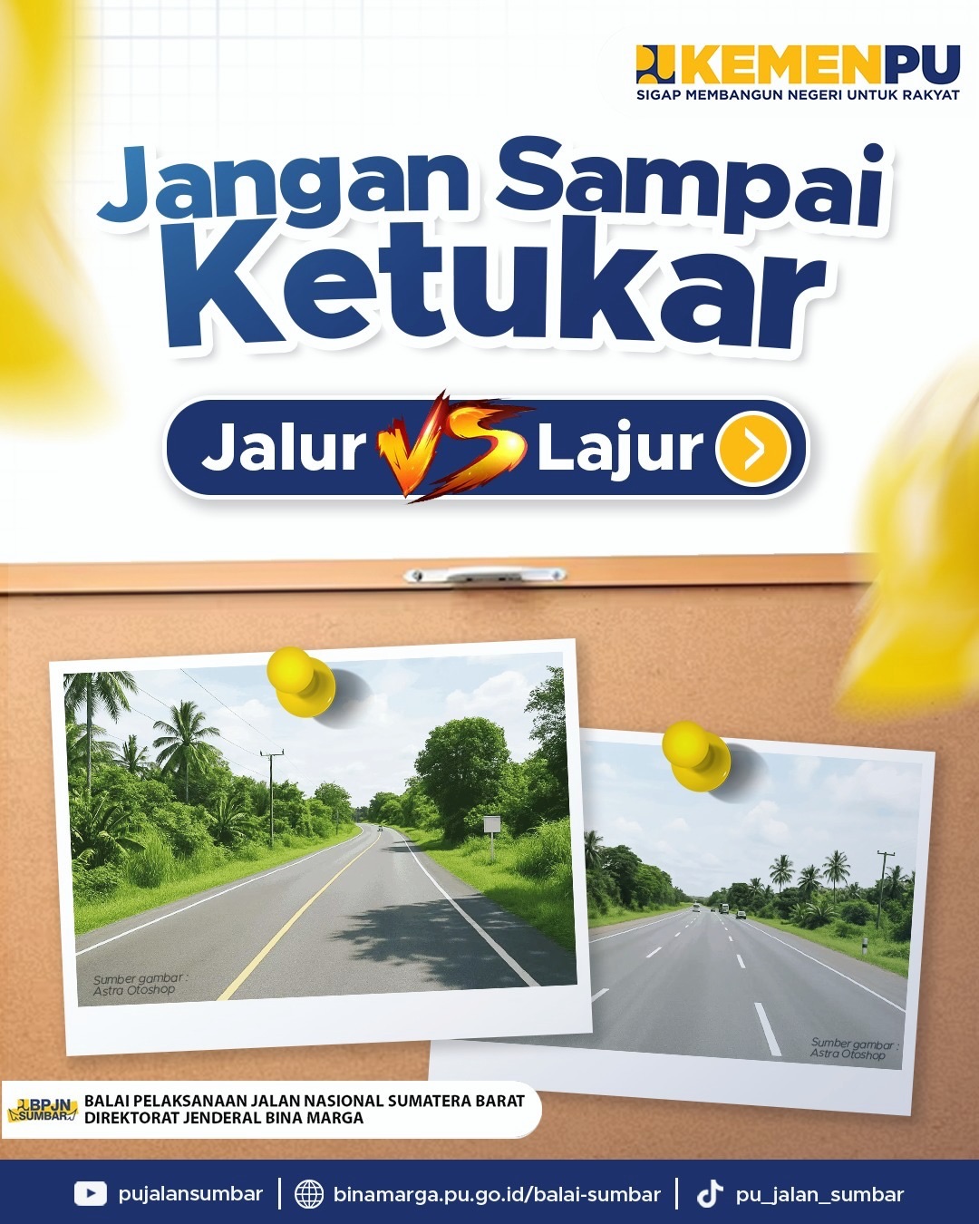Foto: Masih sering tertukar antara jalur dan lajur? Sekilas terdengar mirip, tapi keduanya memiliki fungsi yang berbeda, lho!