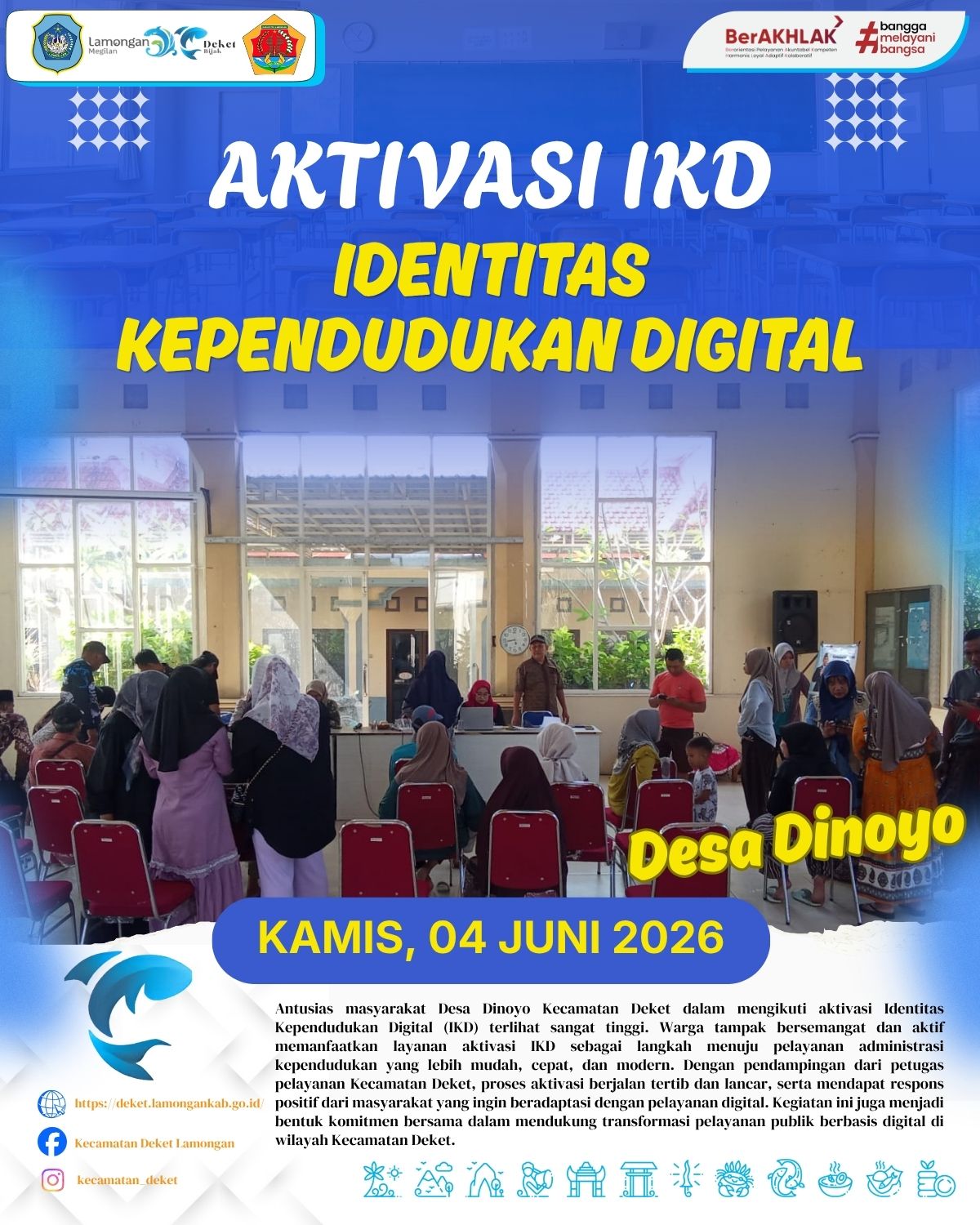Foto: AKTIVASI IKD DESA DINOYOH