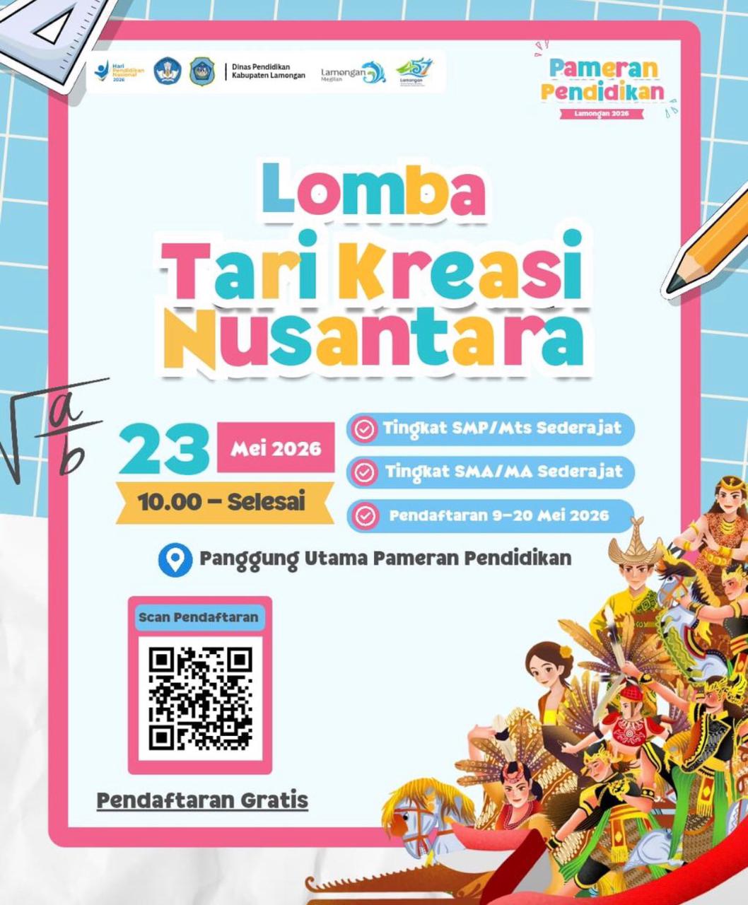 Foto: IKUTILAH LOMBA TARI KREASI NUSANTARA