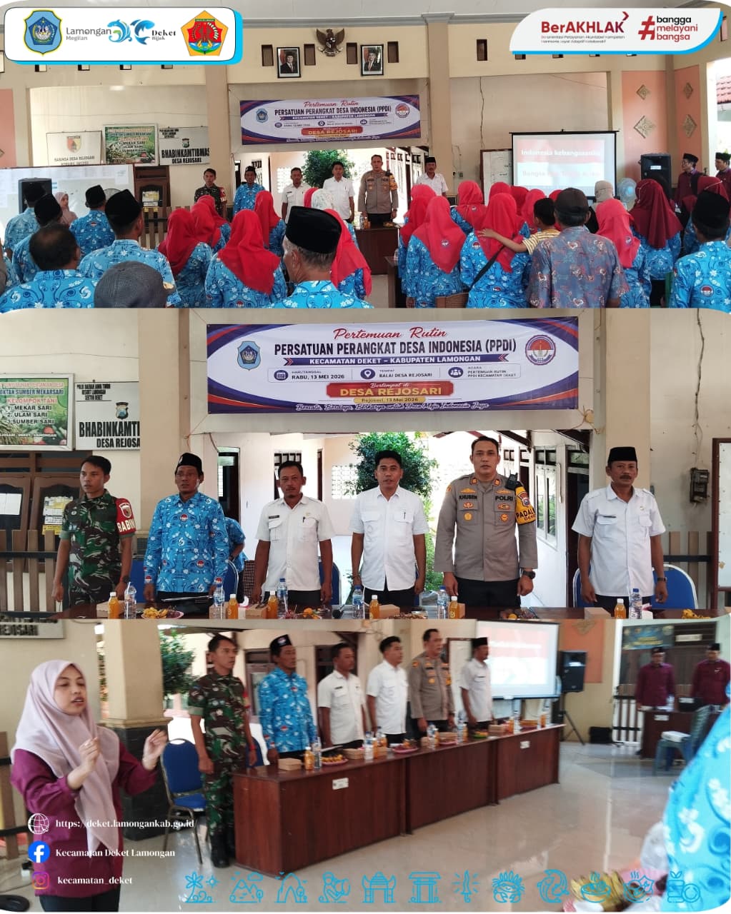 Foto: Menjaga soliditas dan mempererat tali silaturahmi antar perangkat desa demi kemajuan bersama! 🤝✨