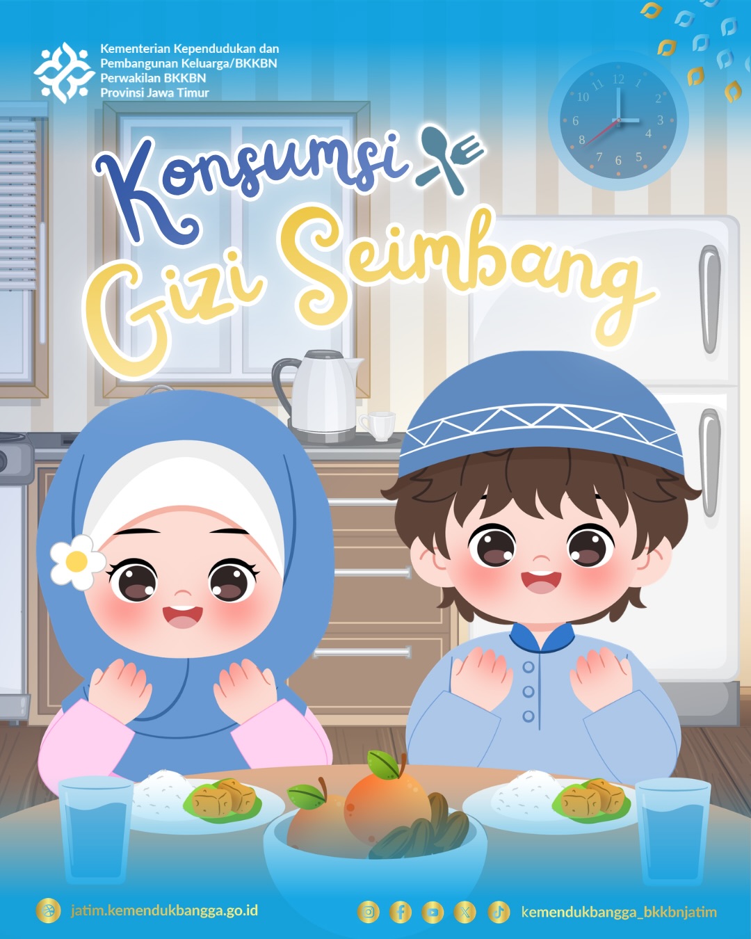 Foto: 🍽️✨ Konsumsi Gizi Seimbang, Kunci Anak Tumbuh Sehat dan Aktif
