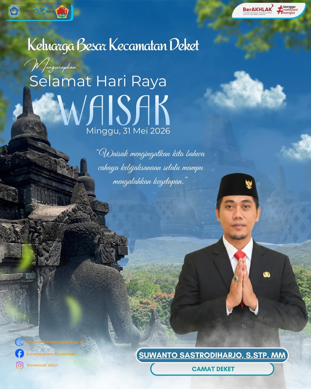 Foto: SELAMAT HARI RAYA WAISAK 2569 BE / 2026