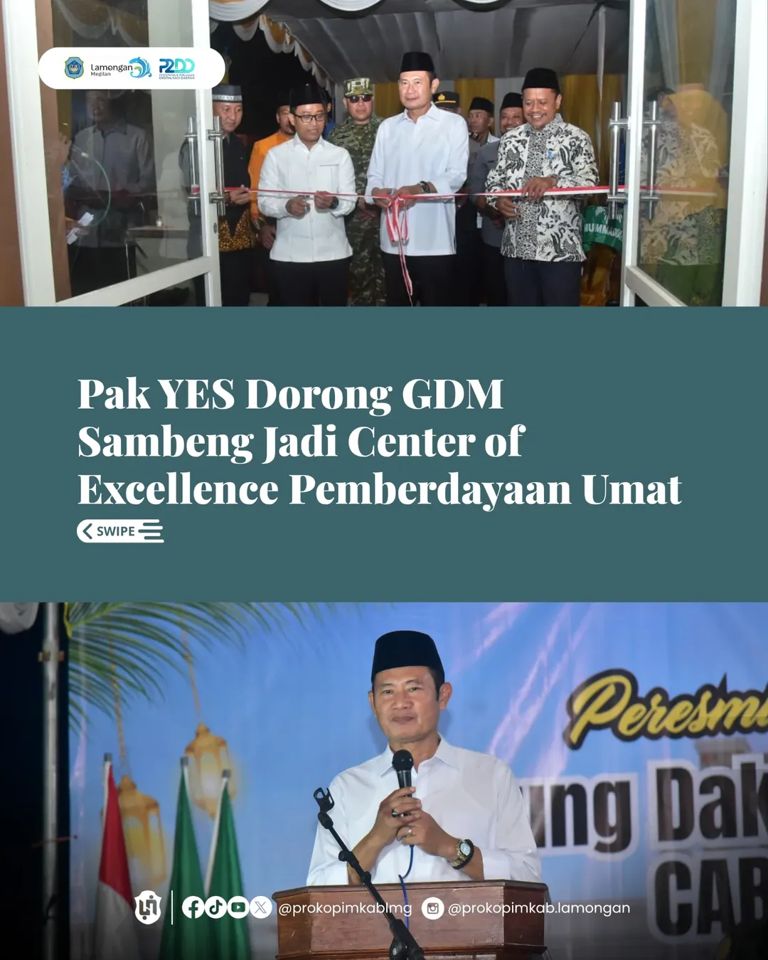 PAK YES DORONG GDM SAMBENG JADI CENTER OF EXCELLENCE PEMBERDAYAAN UMAT