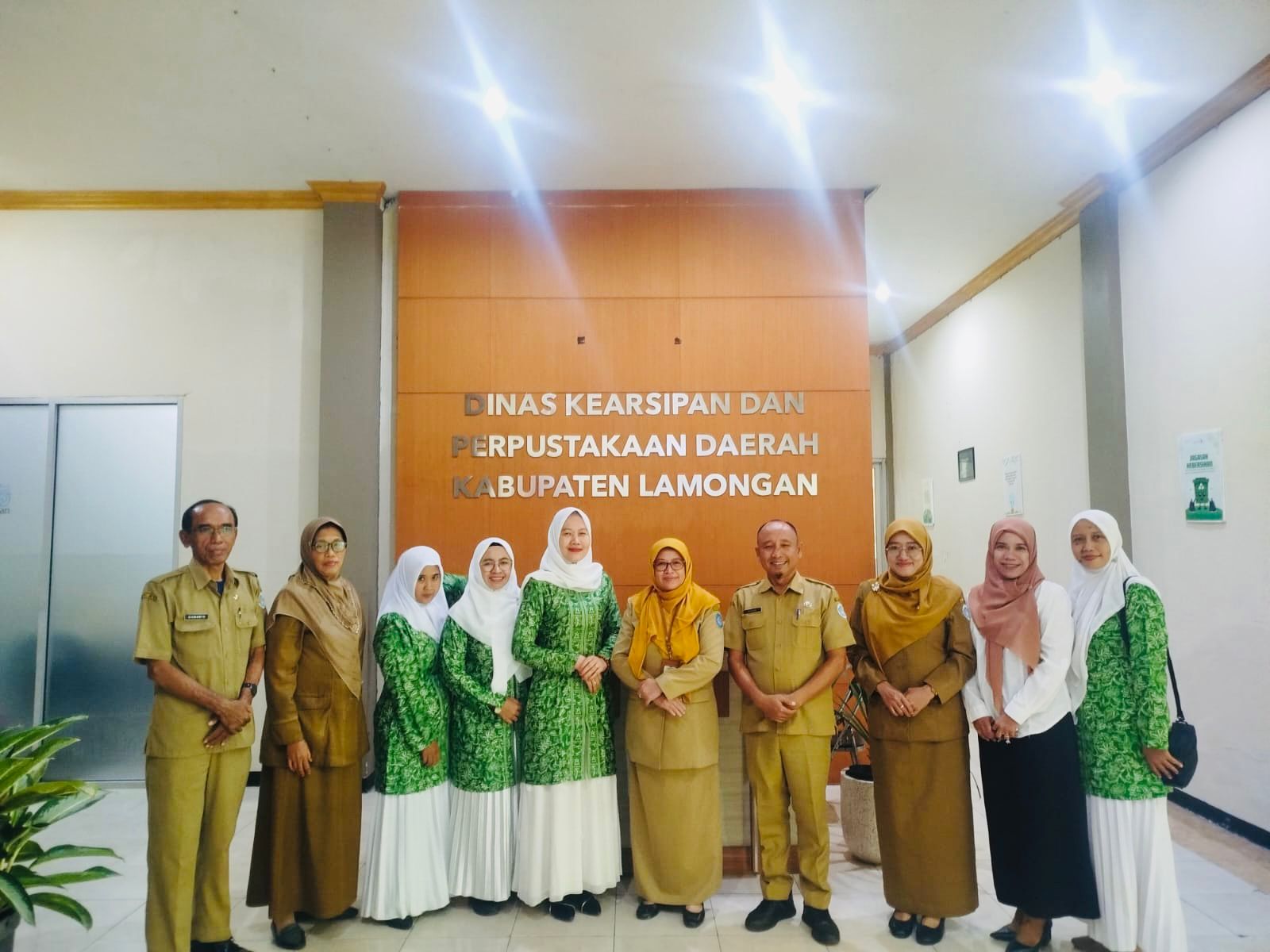 Foto: KUNJUNGAN KERJA PC FATAYAT NU KAB. LAMONGAN KE DINAS ARPUSDA