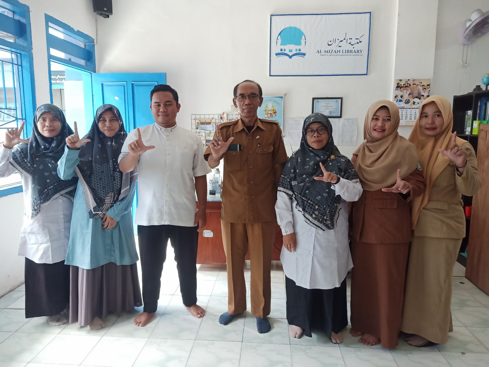 Foto: Dinas Arpusda Laksanakan Visitasi dan Pembinaan Pengelolaan Perpustakaan di Perpustakaan MTs Muhammadiyah Al Mizan 15 Lamongan