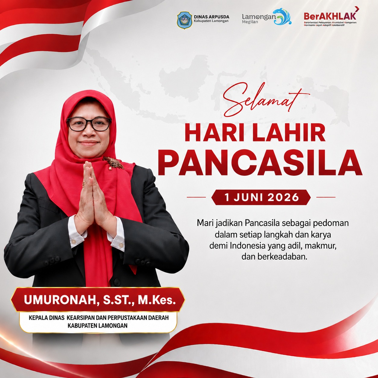 Foto: Selamat Hari Lahir Pancasila 1 Juni 2026