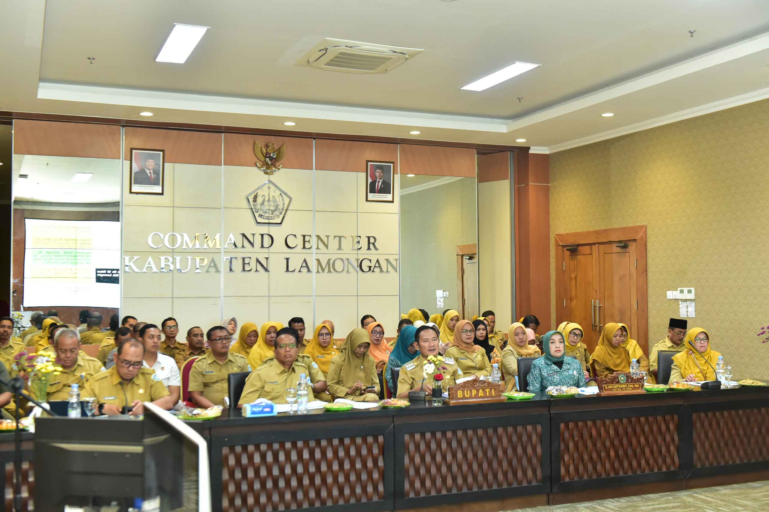 DINAS KEARSIPAN DAN PERPUSTAKAAN DAERAH KABUPATEN LAMONGAN HADIRI VERIFIKASI LAPANGAN HYBRID KOTA LAYAK ANAK KABUPATEN LAMONGAN