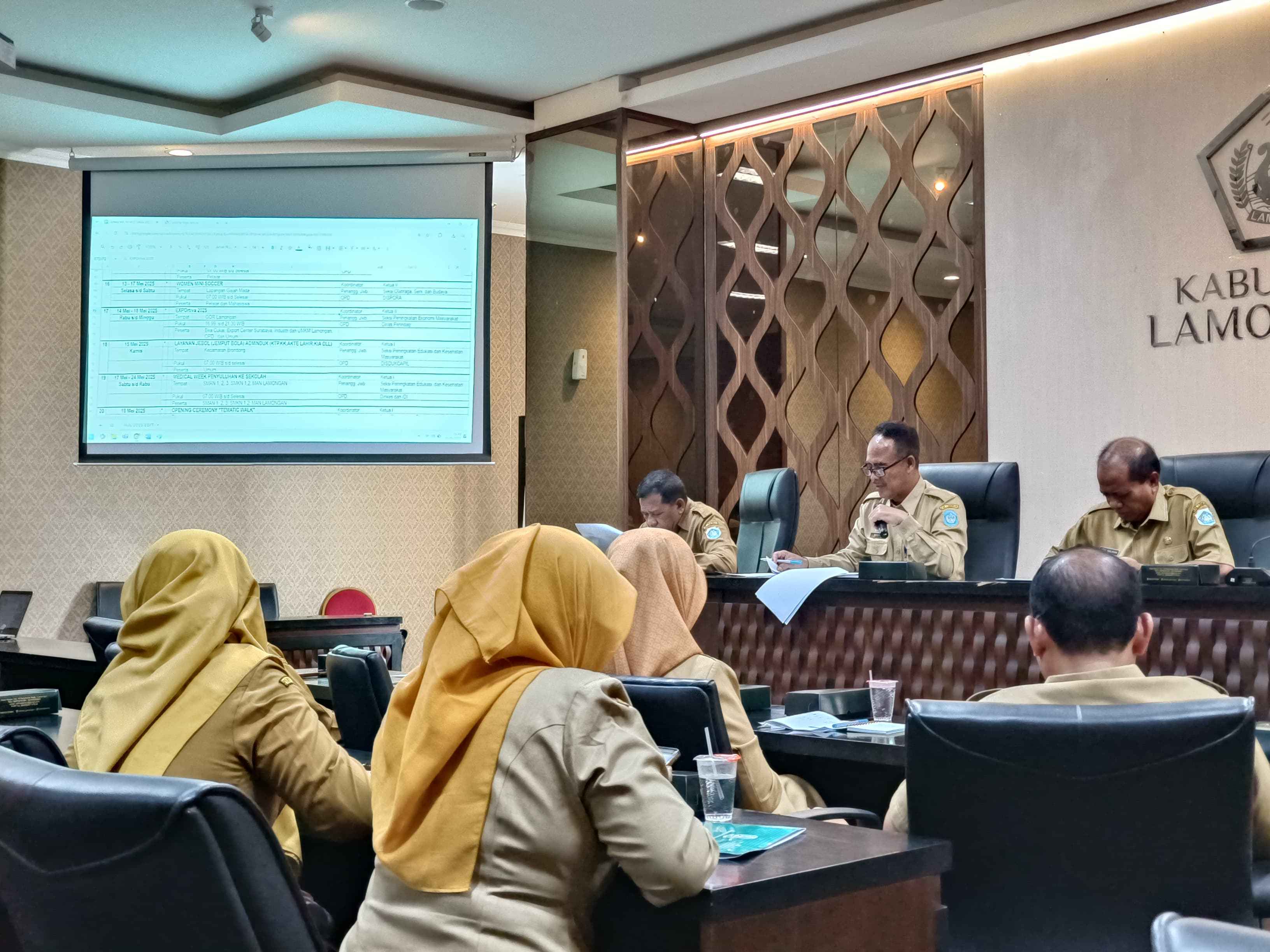 ARPUSDA HADIRI RAPAT PLENO PERSIAPAN HARI JADI LAMONGAN KE-456