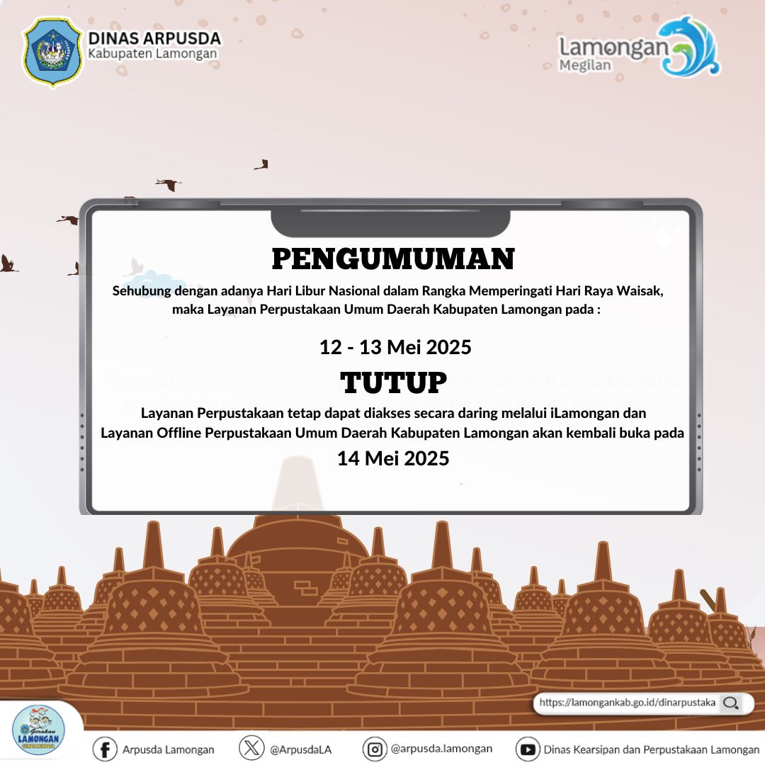PENGUMUMAN LIBUR NASIONAL PERINGATAN HARI BURUH INTERNASIONAL 2025