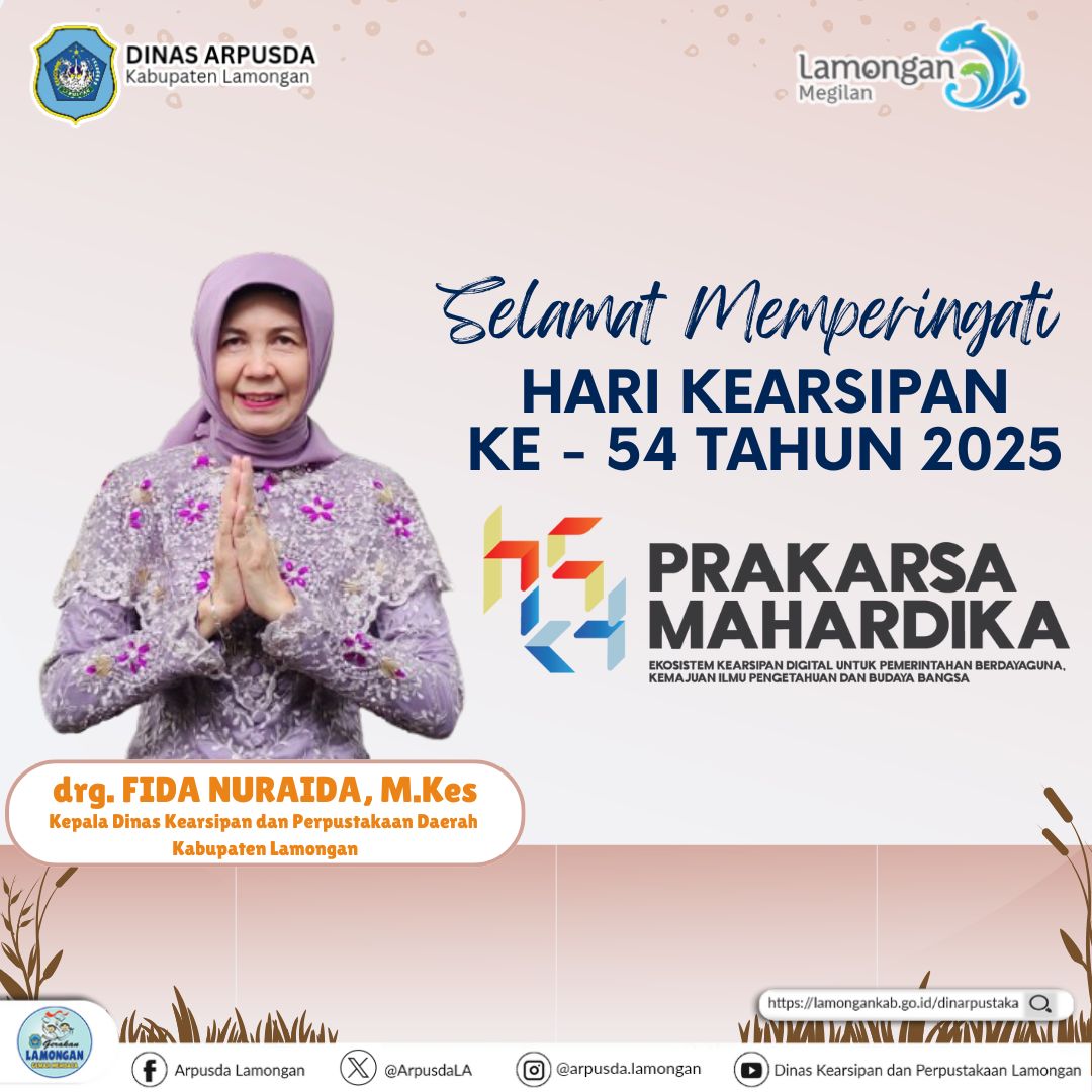 SELAMAT HARI KEARSIPAN KE-54 TAHUN 2025