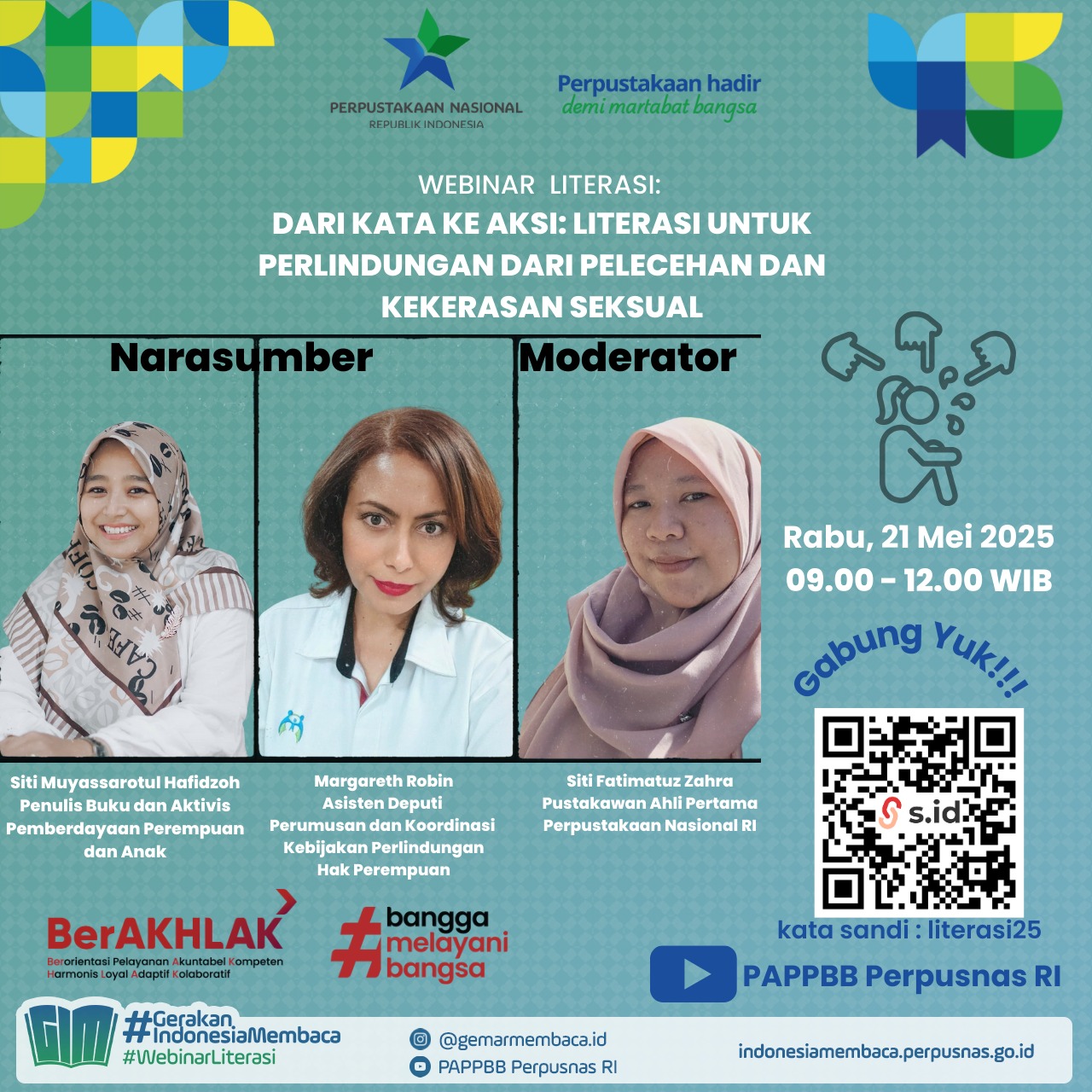 Webinar Edukatif dan Inspiratif : “Dari Kata ke Aksi”