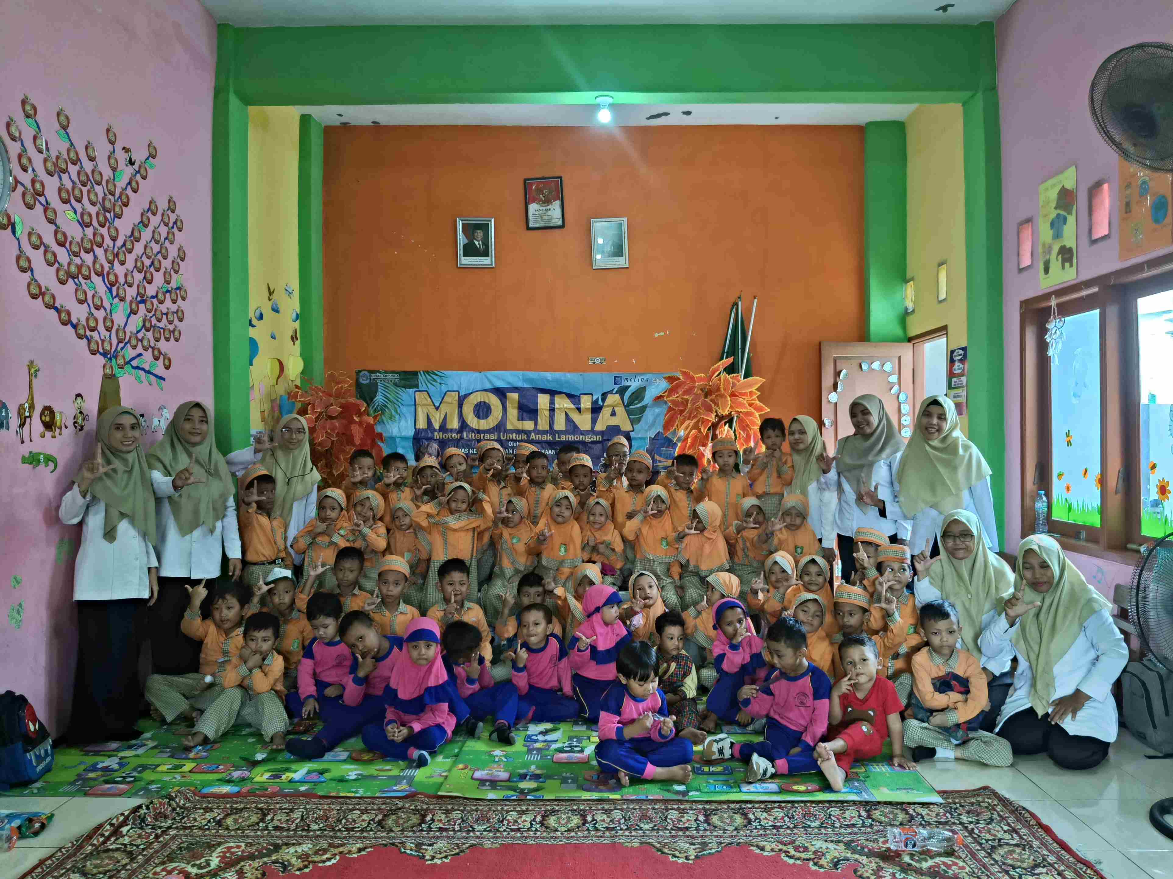 MOLINA Hadir di TK Bunga Harapan II Lamongan