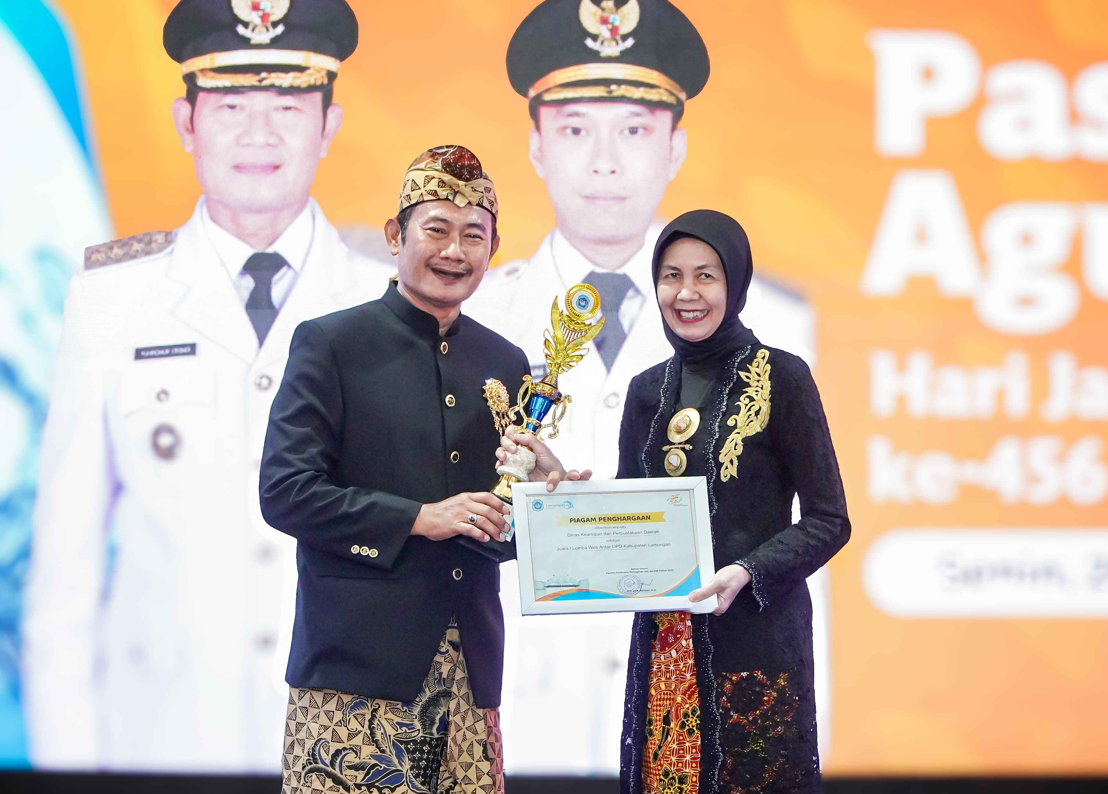 DINAS ARPUSDA SABET JUARA LOMBA WEBSITE ANTAR OPD TAHUN 2025