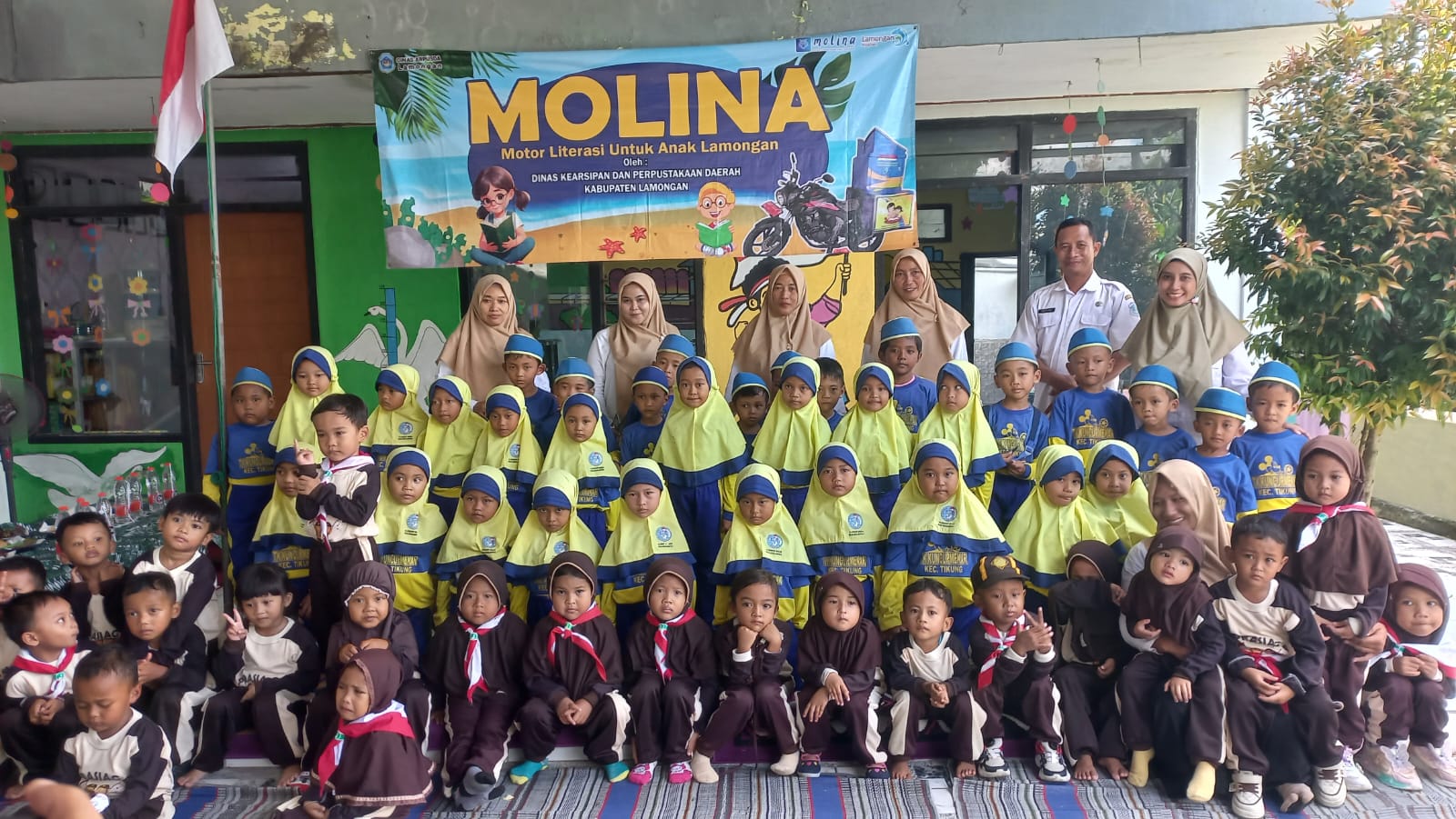 Foto: Arpusda Giatkan Program Molina Di Tk Kuncup Mekar Dan Kb Bhakti Luhur Kec. Tikung