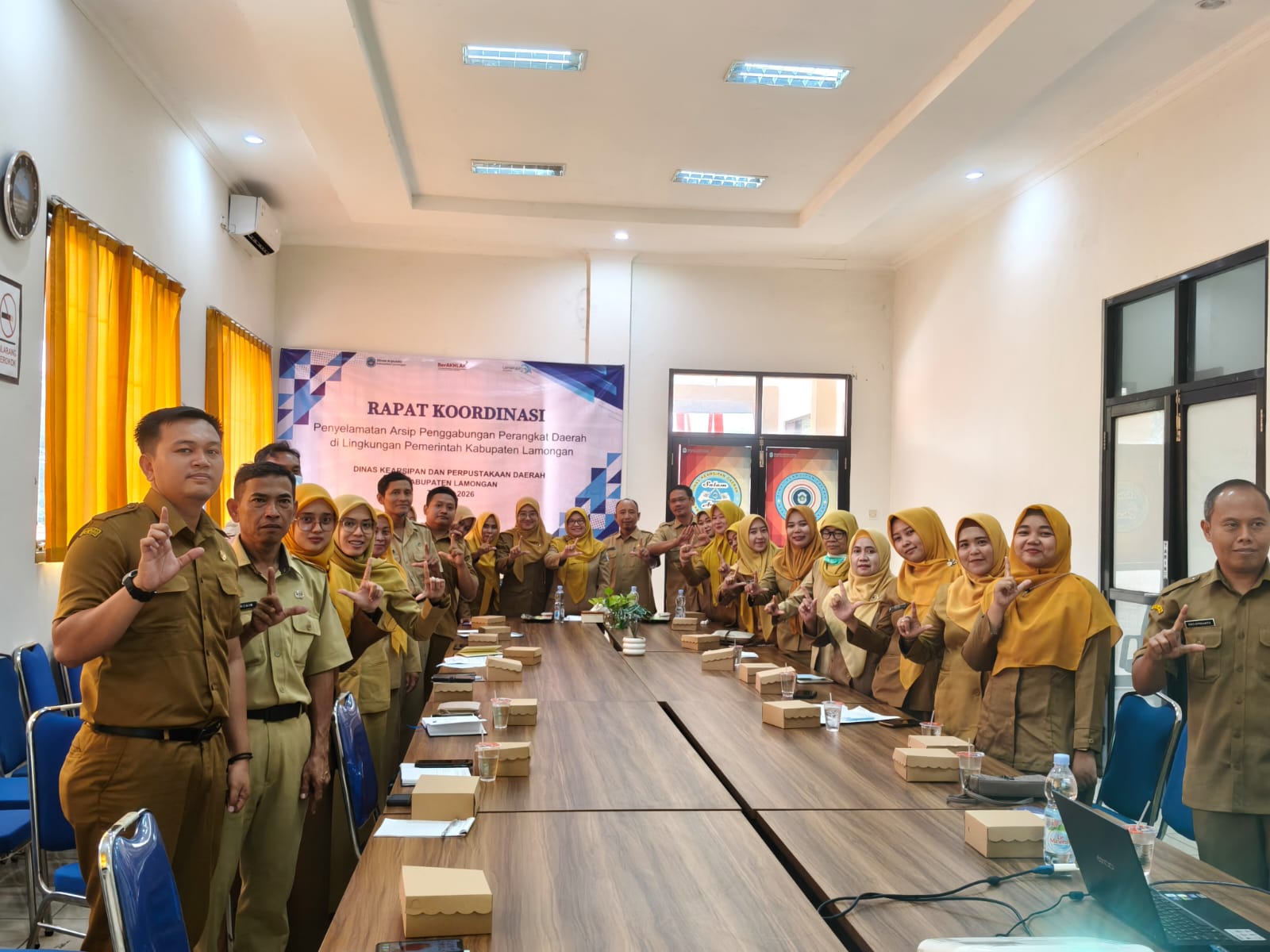 Foto: Rapat Koordinasi Penyelamatan Arsip Penggabungan Perangkat Daerah Di Lingkungan Pemerintah Kabupaten Lamongan Tahun 2026