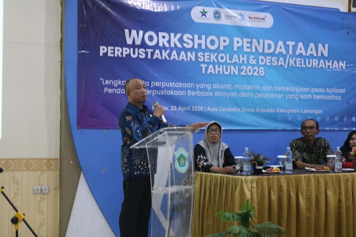 Foto: Wujudkan Data Perpustakaan Yang Akurat Dan Mutakhir, Dinas Arpusda Gelar Workshop Pendataan Perpustakaan Sekolah Dan Desa/Kelurahan