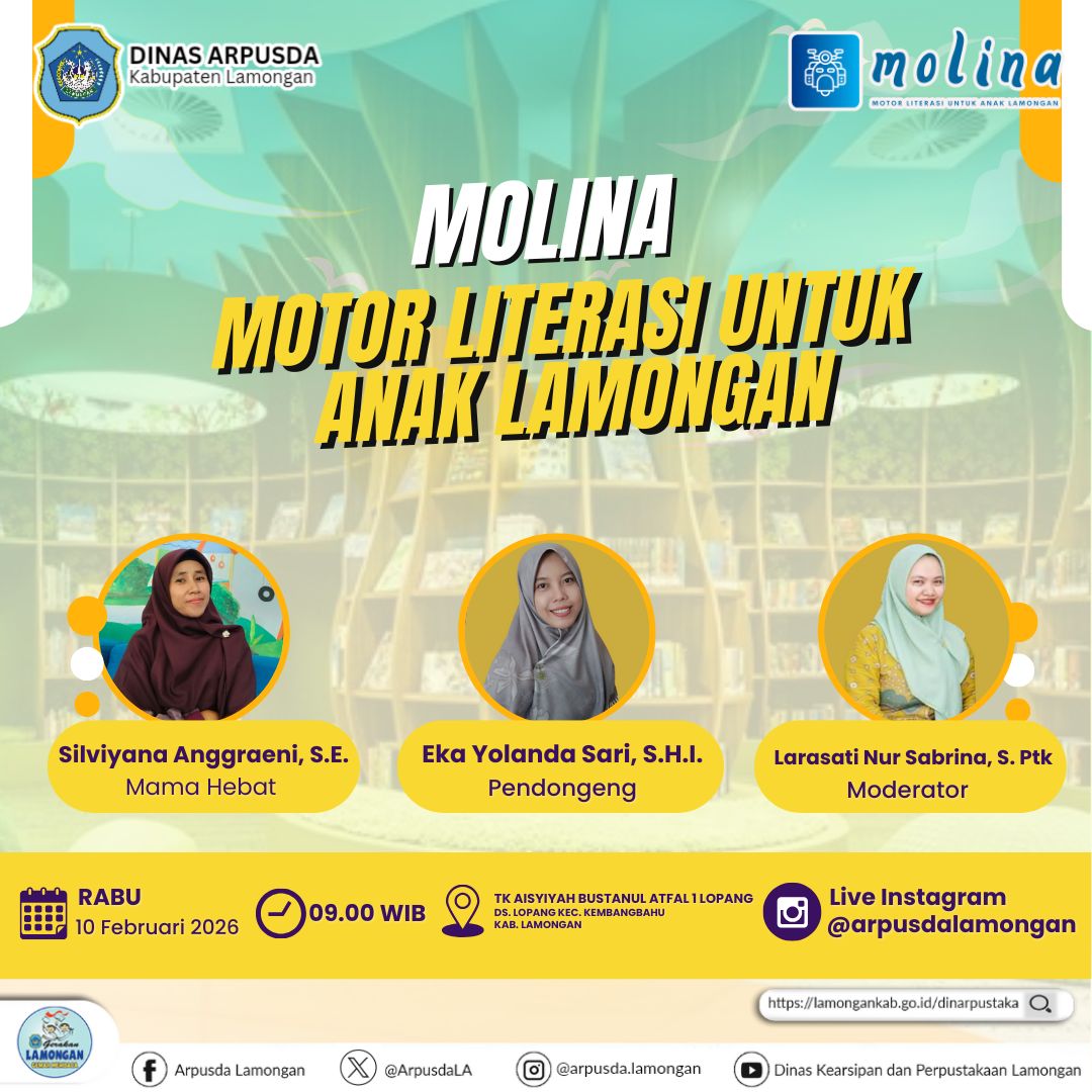 Foto: MOLINA (Motor Literasi untuk Anak Lamongan)