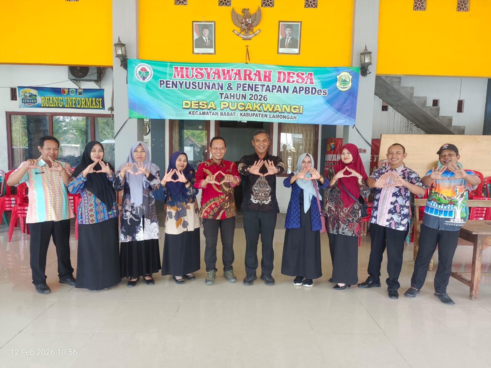 Foto: Tim Pembinaan Arsip Dinas Arpusda Laksanakan Pembinaan Tata Kelola Arsip Di Desa Pucakwangi Kecamatan Babat