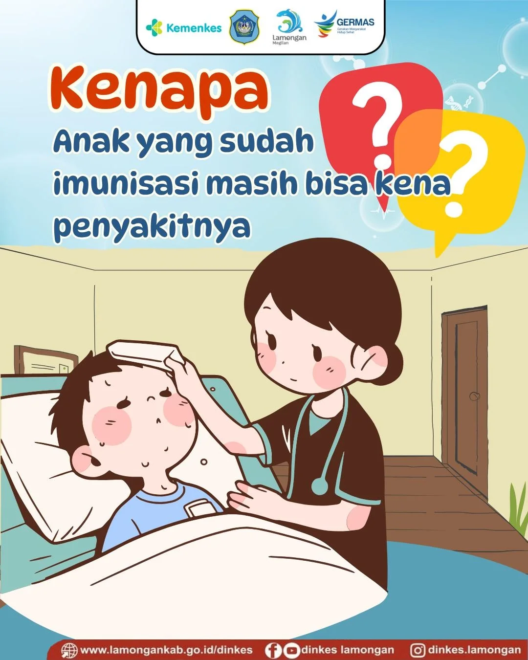 Foto: Hallo Sobat Sehat, Kenapa Anak Sudah Imunisasi Masih Bisa Sakit? 🤔