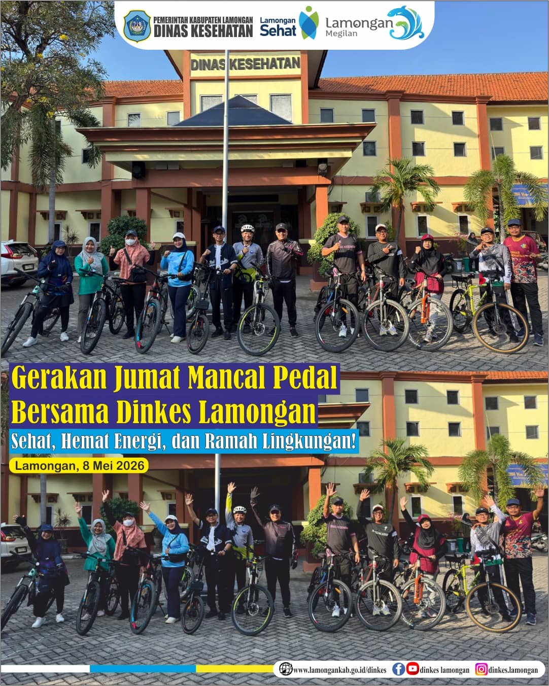 Foto: Gerakan Jumat Mancal Pedal Sehat, Hemat Energi, dan Ramah Lingkungan!