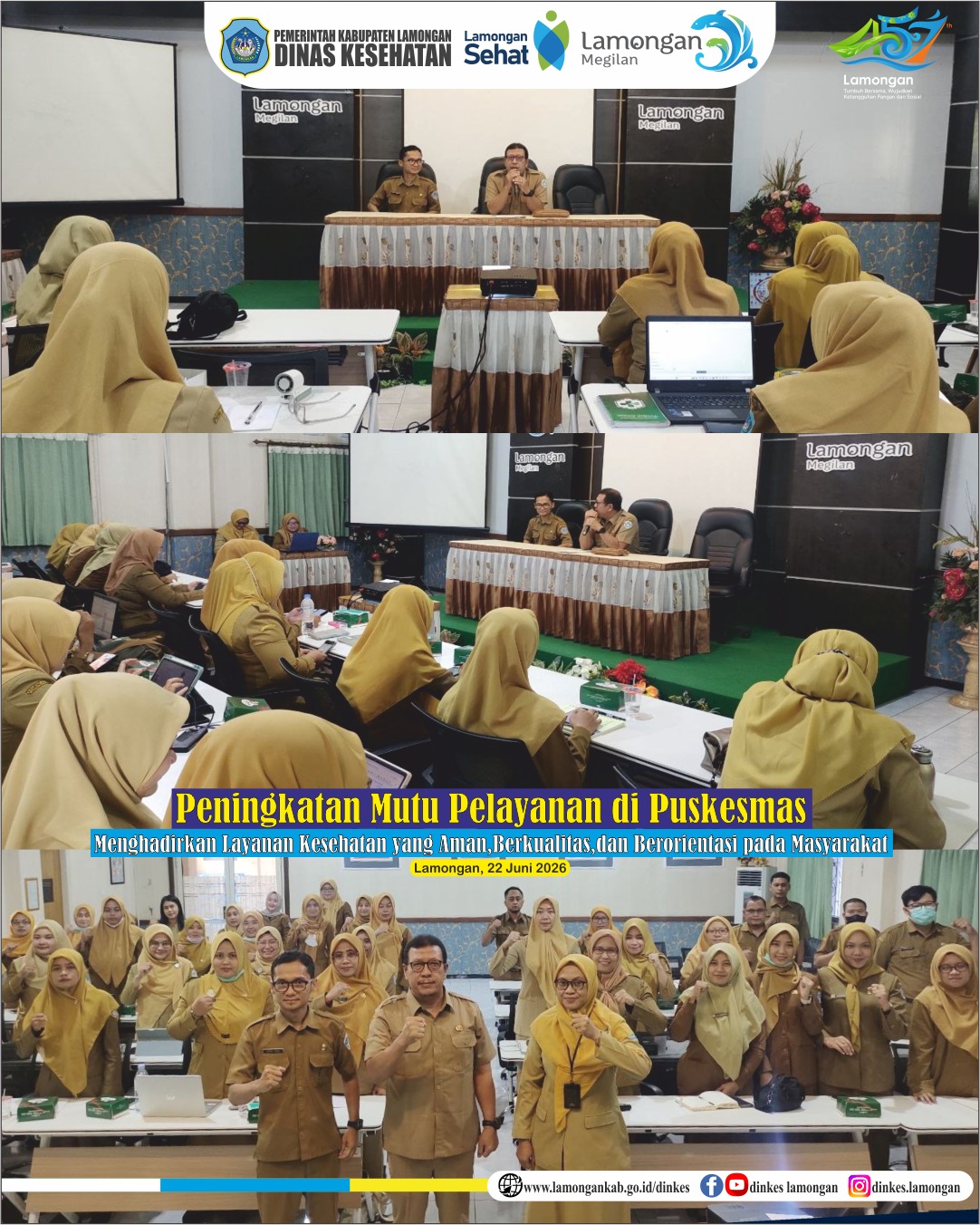 Foto: 🏥 Peningkatan Mutu Pelayanan di Puskesmas,Menghadirkan Layanan Kesehatan yang Aman,Berkualitas,dan Berorientasi pada Masyarakat.