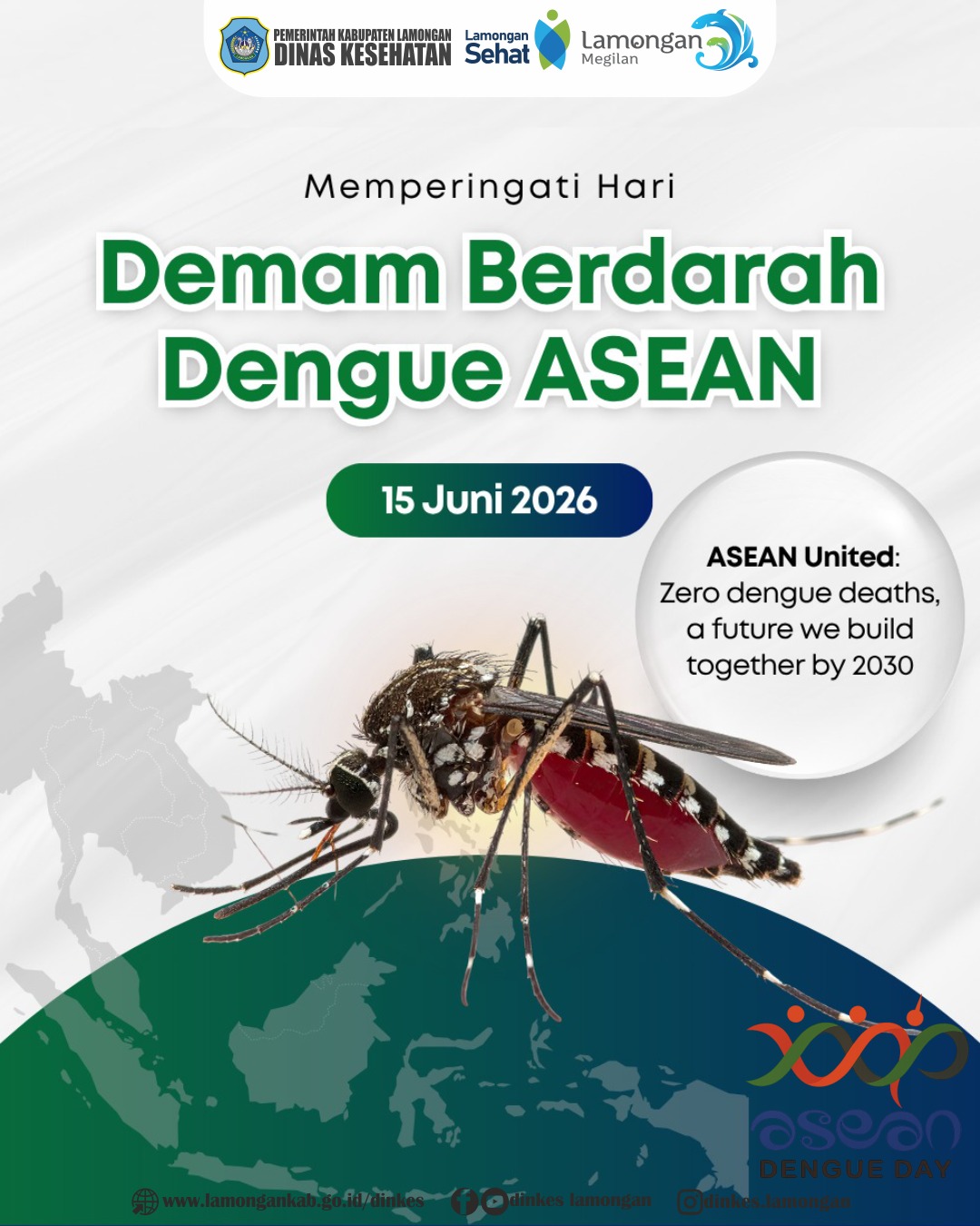 Foto: 🦟 ASEAN Dengue Day 2026 Cegah DBD Dimulai dari Rumah Kita!