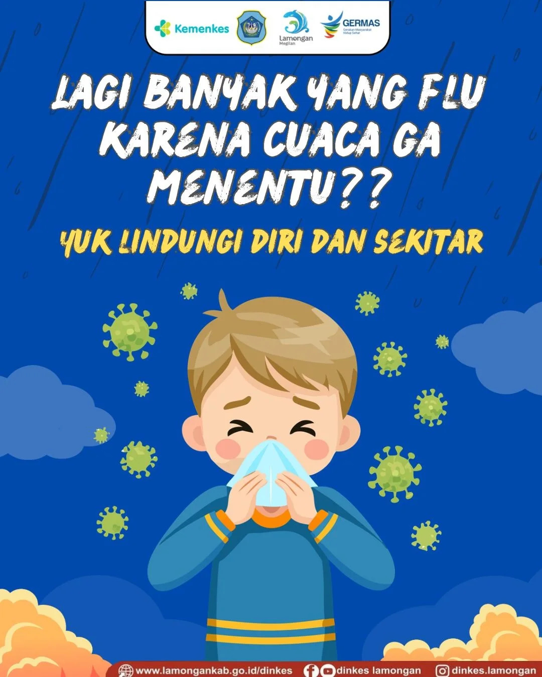 🌧️ Cuaca Nggak Menentu, Flu Makin Mengintai!