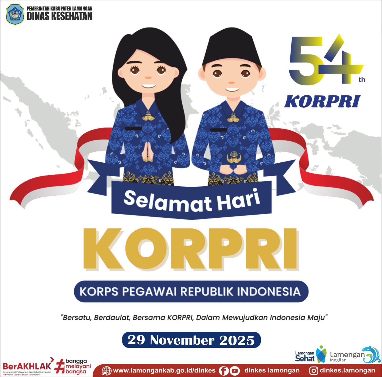 Foto: Selamat HUT KORPRI ke-54.