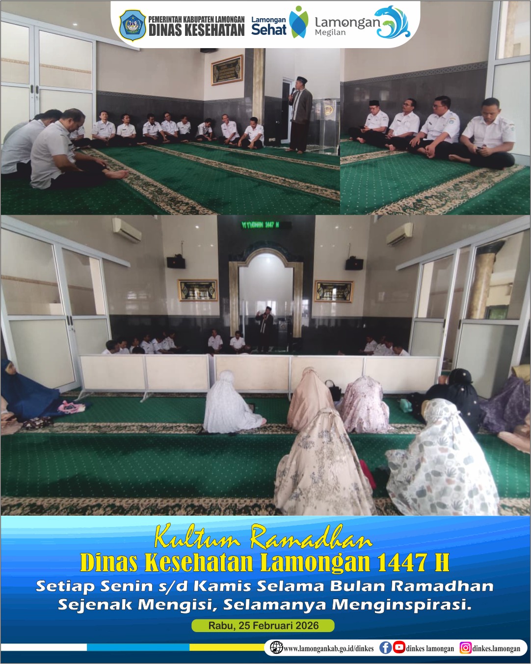 Foto: 🌙 Kultum Ramadhan Dinkes Lamongan 1447 H – Sejenak Mengisi, Selamanya Menginspirasi