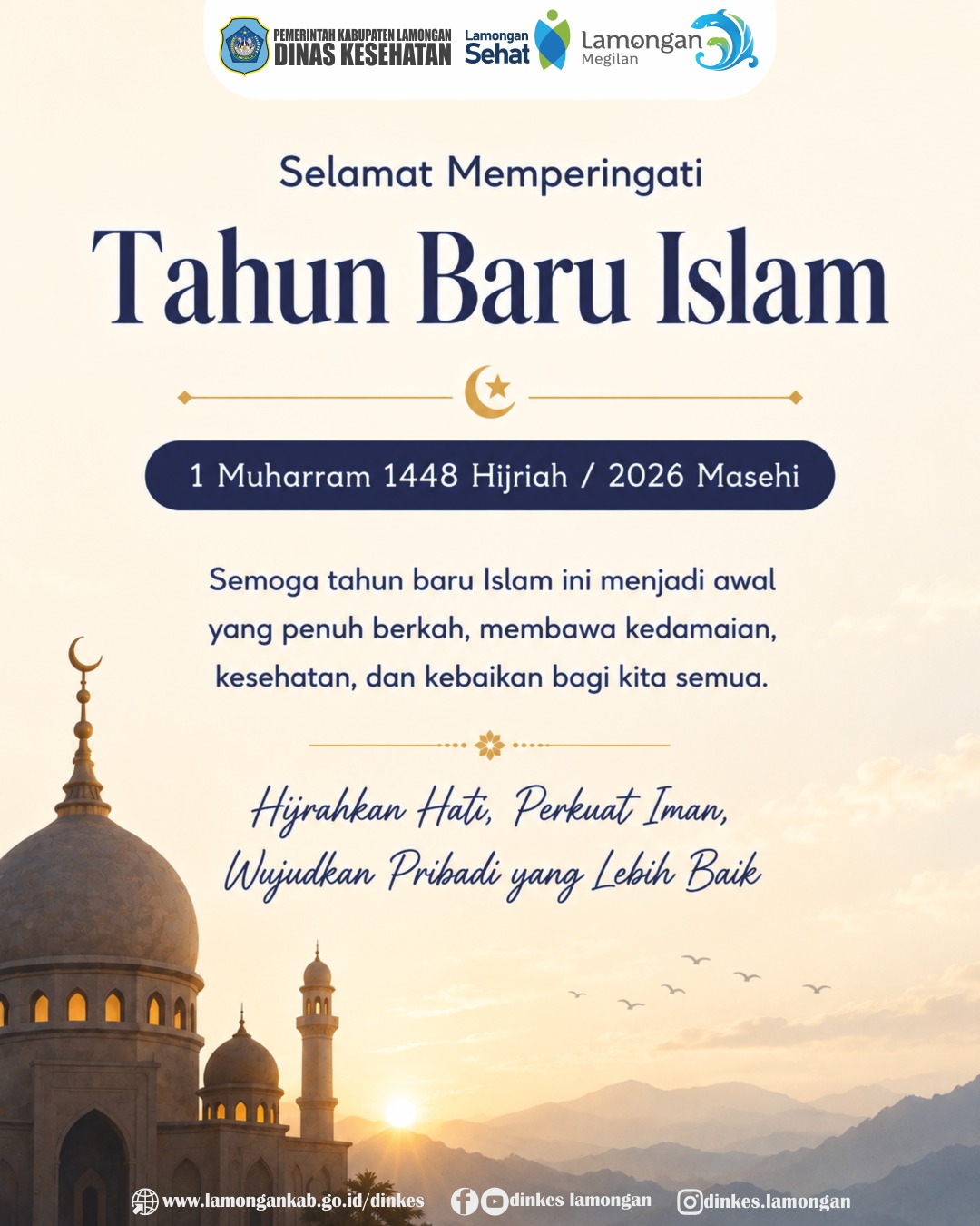 Foto: 🌙 Selamat Tahun Baru Islam, 1 Muharram 1448 H / 2026 M.