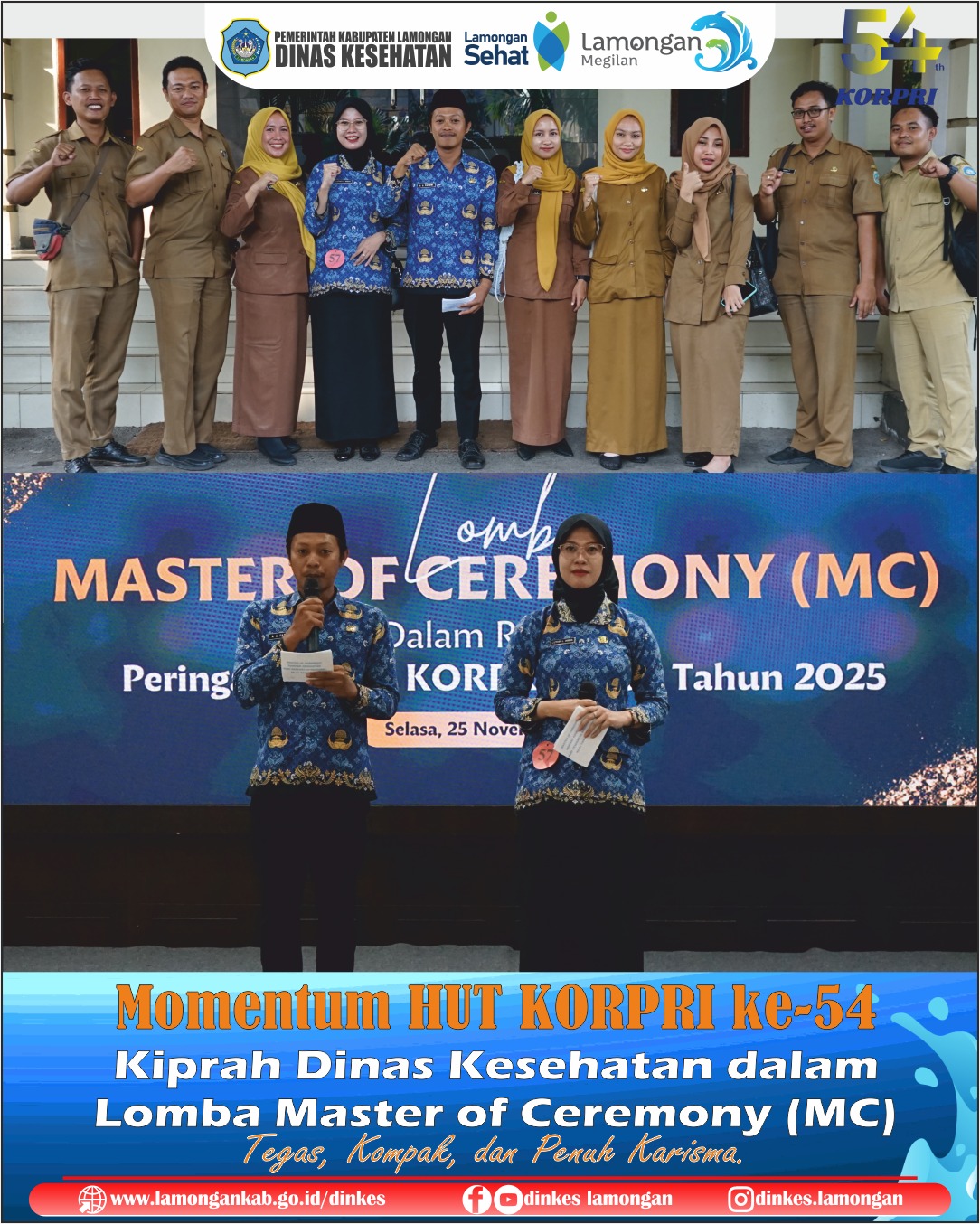 Foto: ✨ HUT KORPRI ke-54 Kabupaten Lamongan ✨ Semangat Baru, Kinerja Hebat!