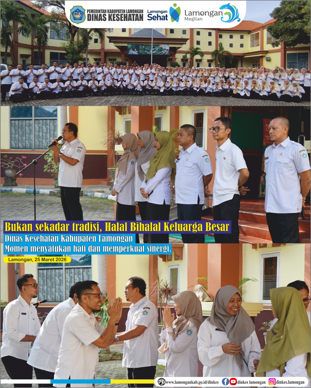 Foto: Bukan sekadar tradisi, Halal Bihalal adalah momen menyatukan hati dan memperkuat sinergi 💚