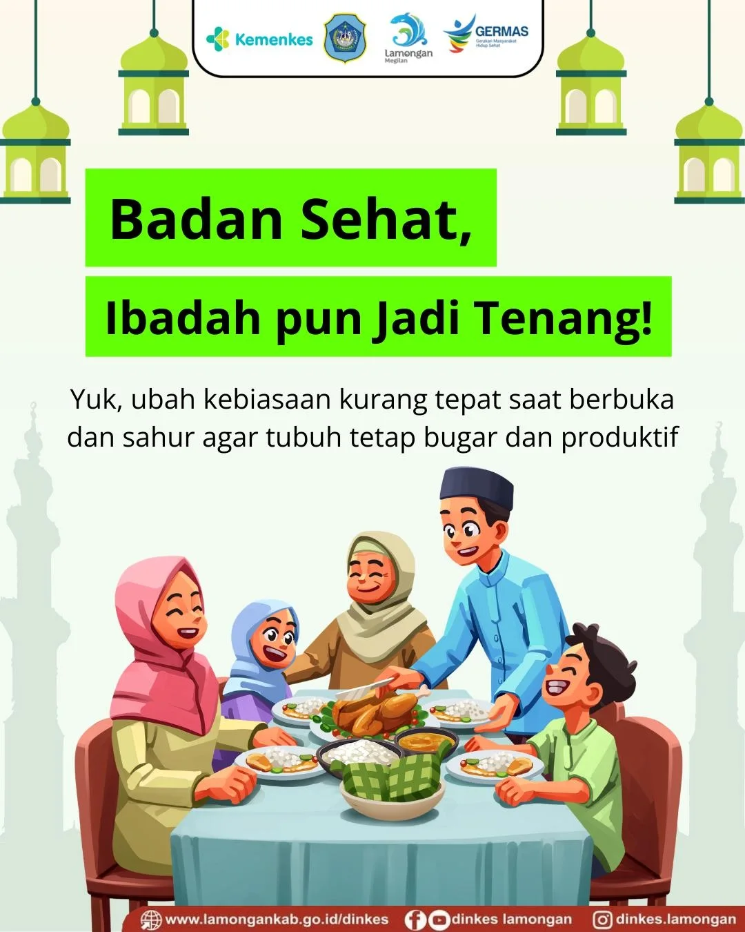 Foto: Badan Sehat, Ibadah Jadi Tenang! 💚