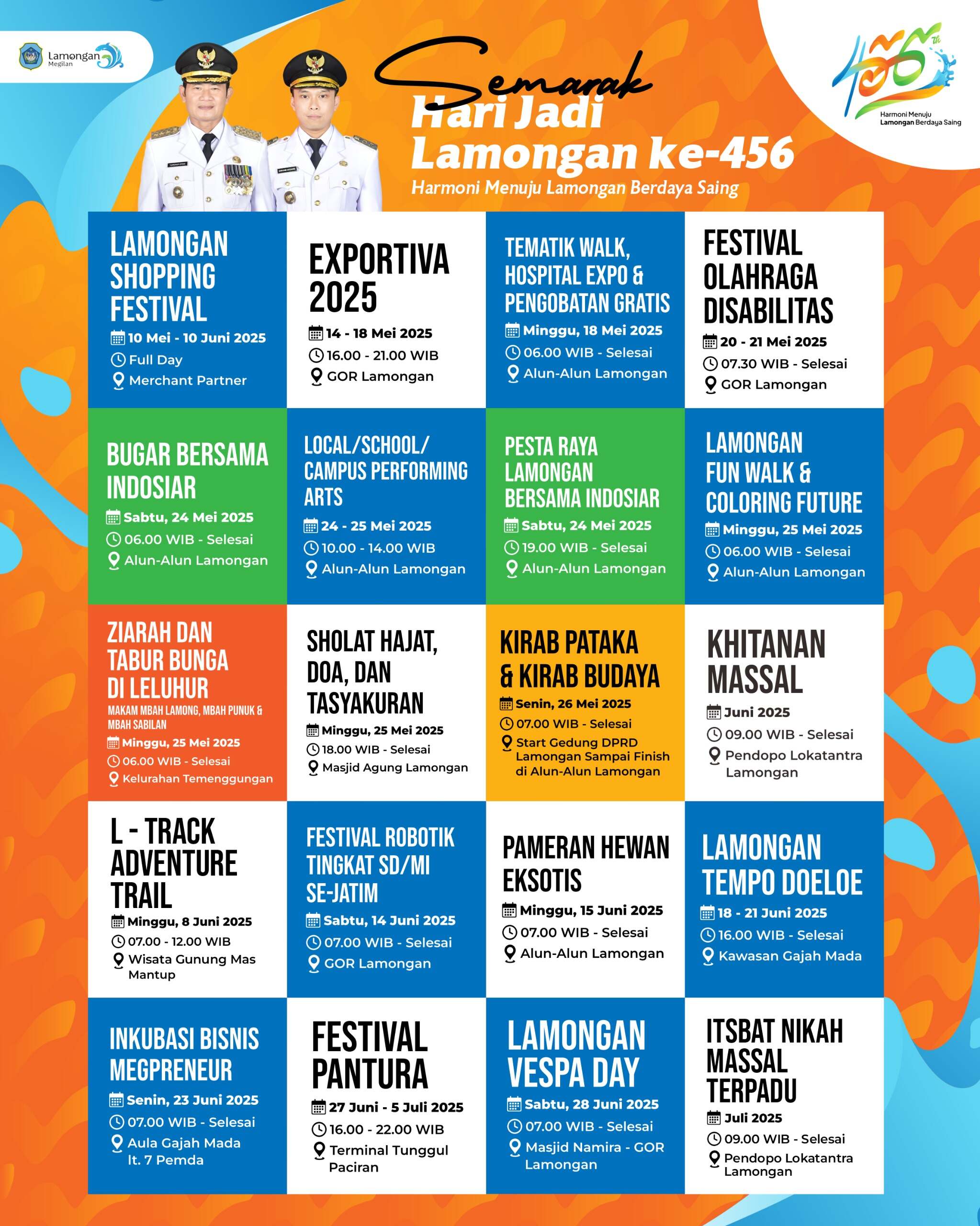 Hallo Sobat Sehat!! Semarakkan Hari Jadi Lamongan (HJL) ke 456.