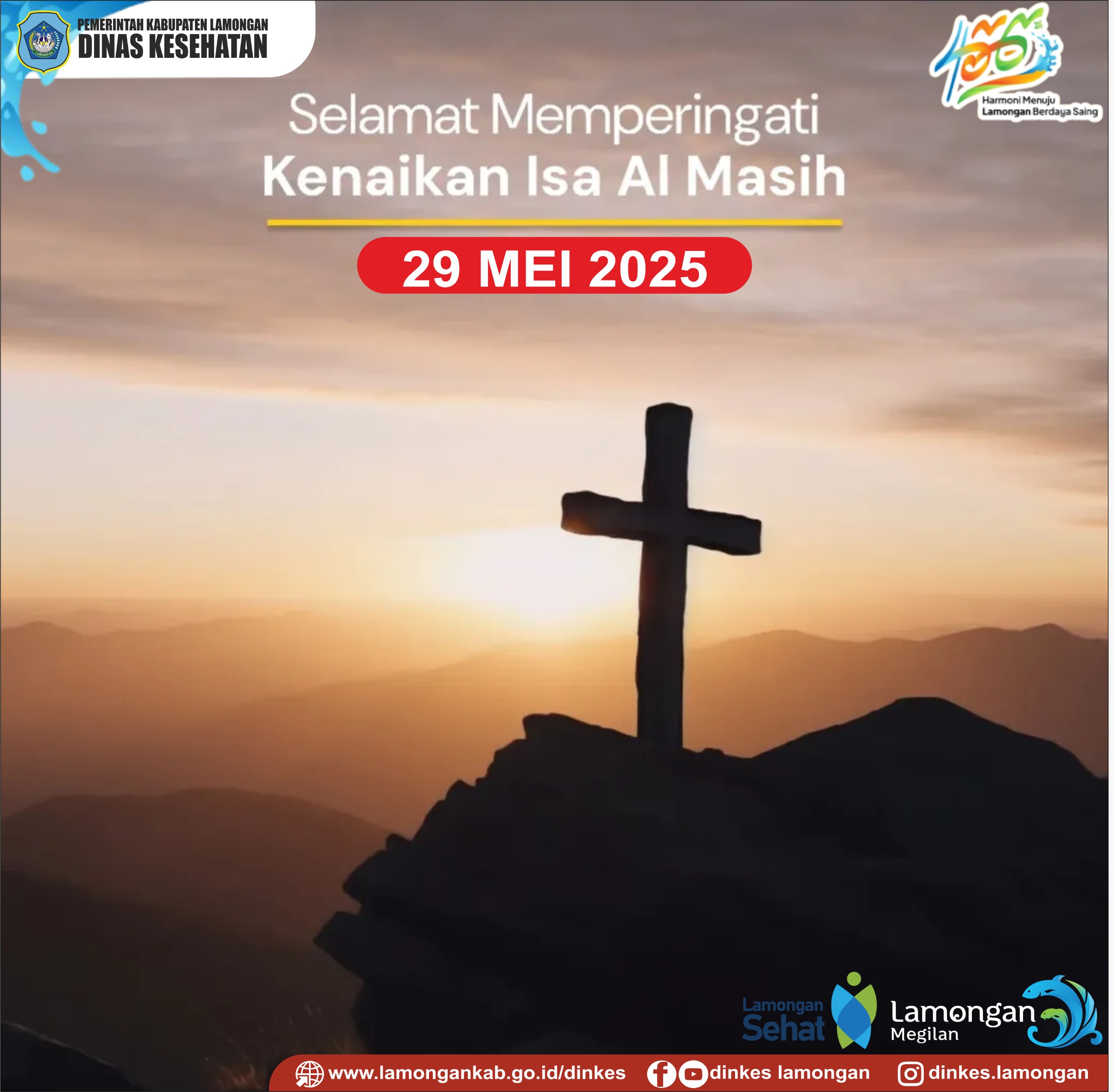 Selamat merayakan Kenaikan Isa Almasih, 29 Mei 2025.