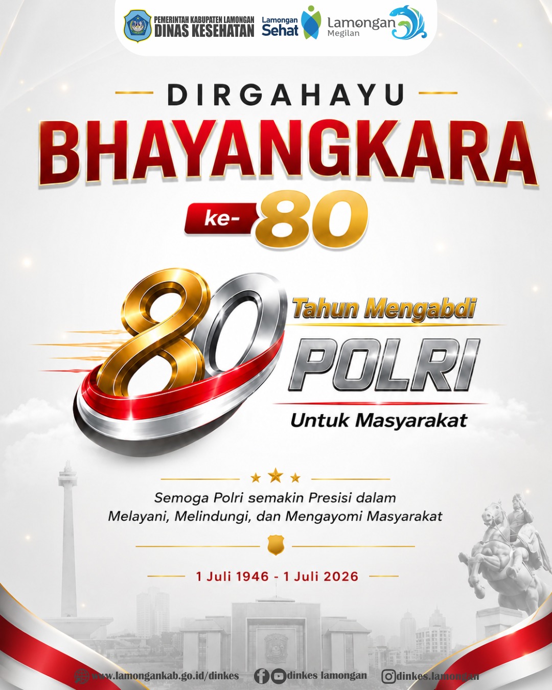 Foto: Dirgahayu Bhayangkara ke-80 tahun 2026